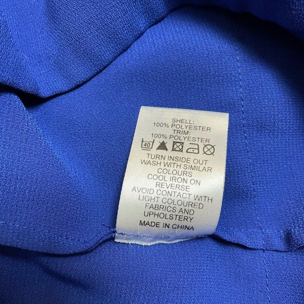 Asos ASOS Dress With Drawstring Blue Color Size UK 10 US M Size M / US 6-8 / IT 42-44 - 7 Thumbnail