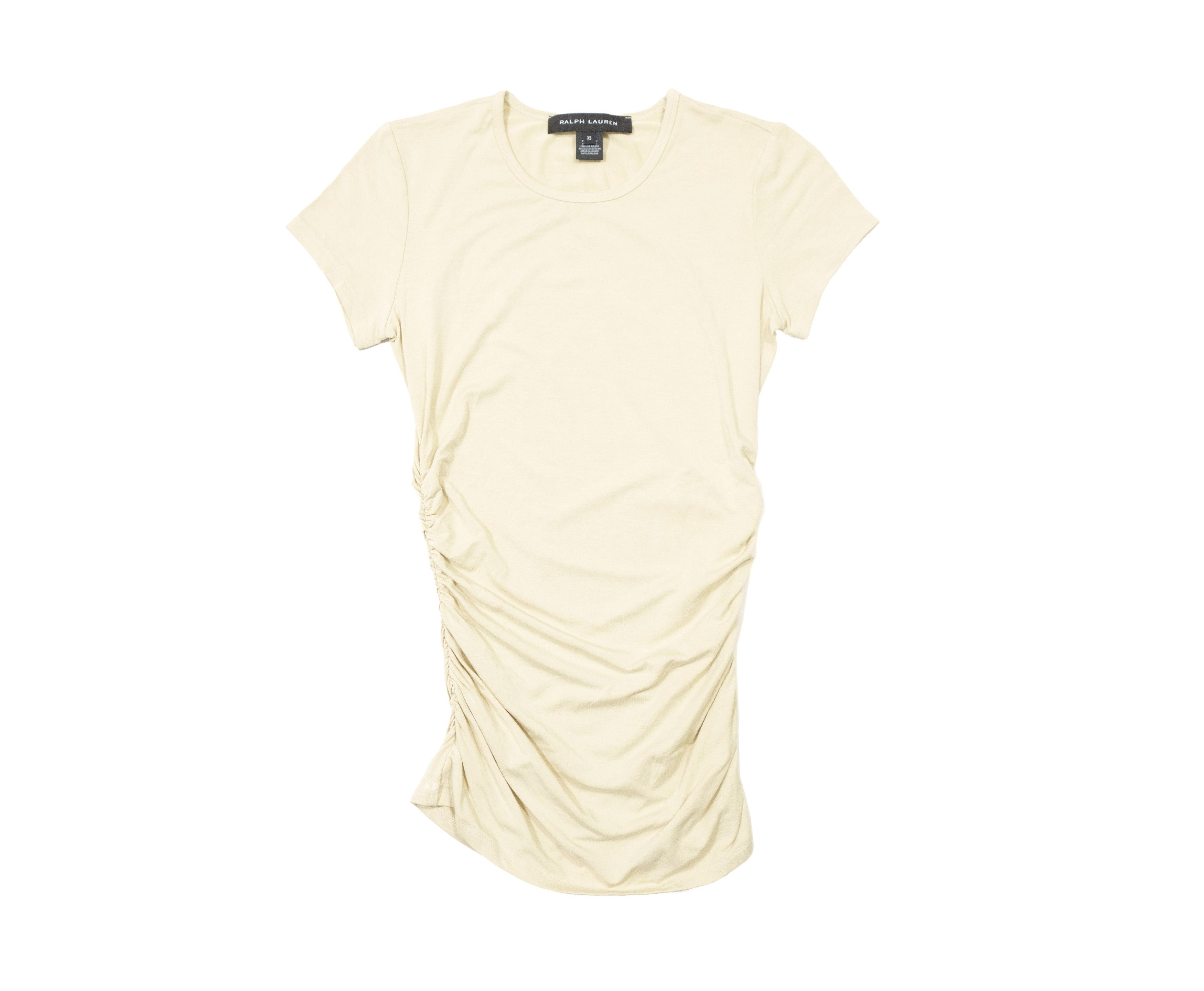 Ralph Lauren Black Label Ruched Bodycon Long Top / Mini Dress Size XS / US 0-2 / IT 36-38 - 1 Thumbnail