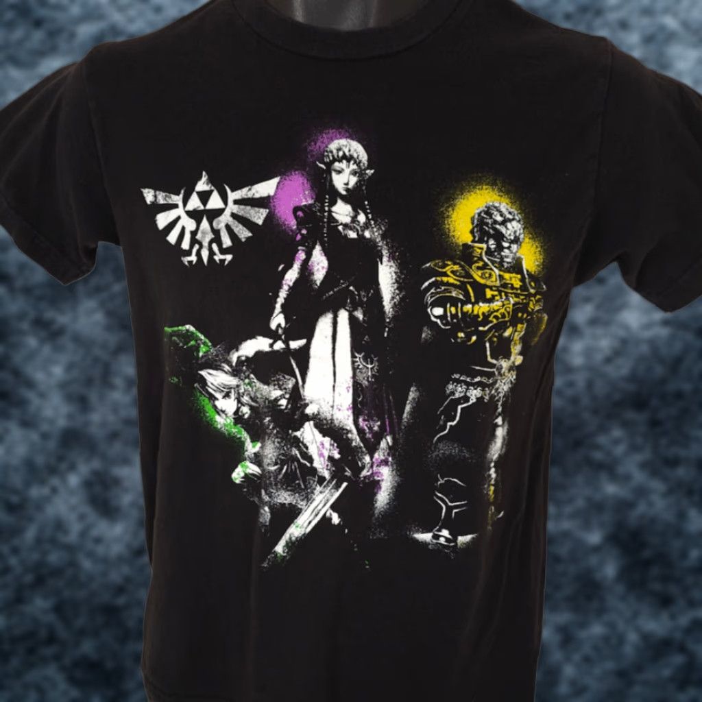 Nintendo Legend Of Zelda T Shirt Mens Size Small Black Twilight Princess Nintendo Game Size US S / EU 44-46 / 1 - 1 Thumbnail