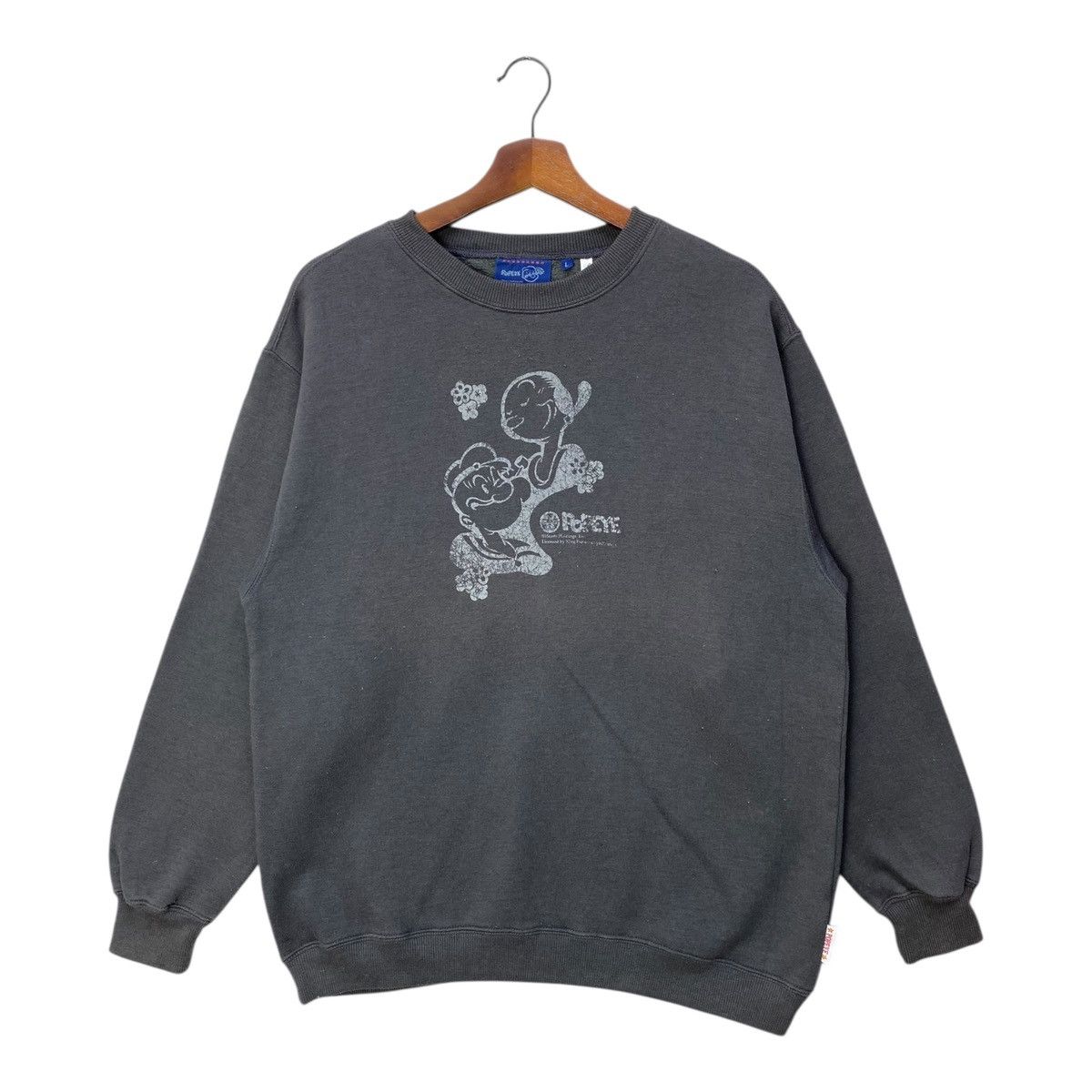 Cartoon Network Cartoon Popeye Sweatshirt Pullover Jumper Crewneck Size L Size US L / EU 52-54 / 3 - 1 Thumbnail