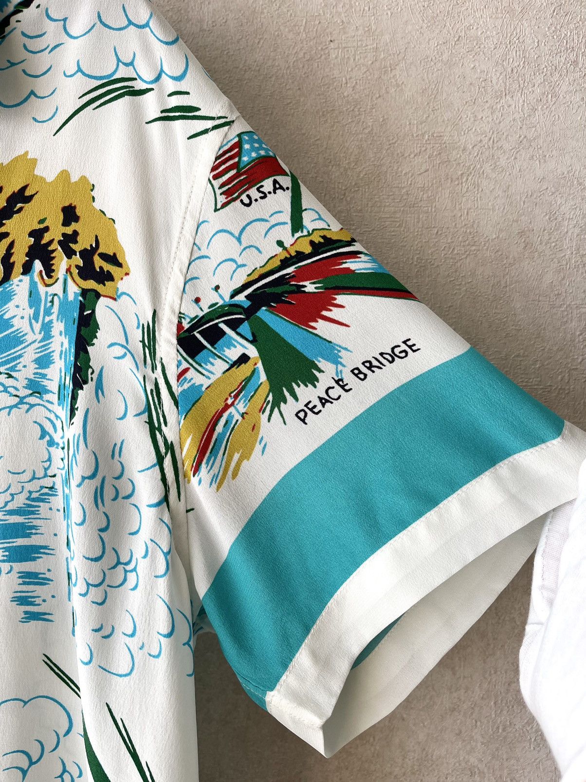 Bode BODE SS23 Niagara Souvenir SS Silk Shirt S/M - NWT Ltd Ed Size US M / EU 48-50 / 2 - 7 Thumbnail