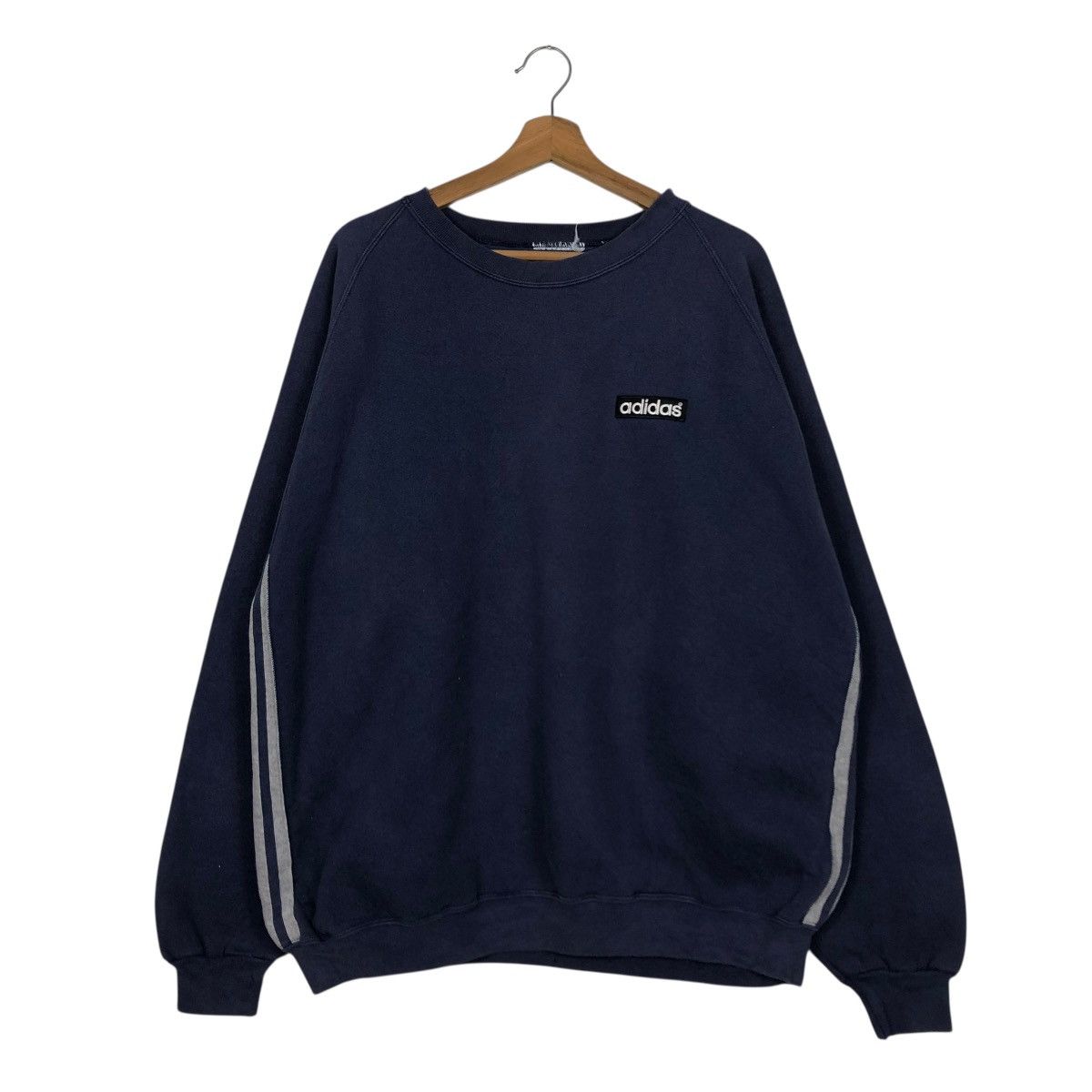Adidas 🔥VINTAGE ADIDAS SWEATSHIRT BIG LOGO SPELL OUT Size US M / EU 48-50 / 2 - 3 Thumbnail