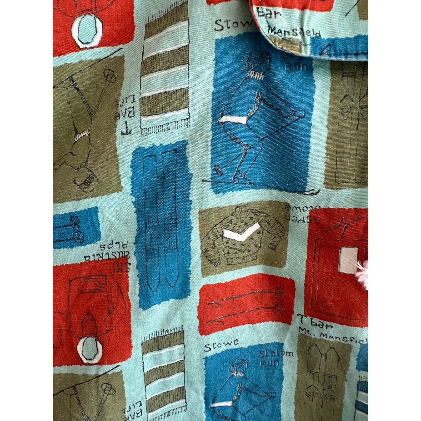 Other 60s Handmade Ski Theme Pullover Size US M / EU 48-50 / 2 - 11 Thumbnail