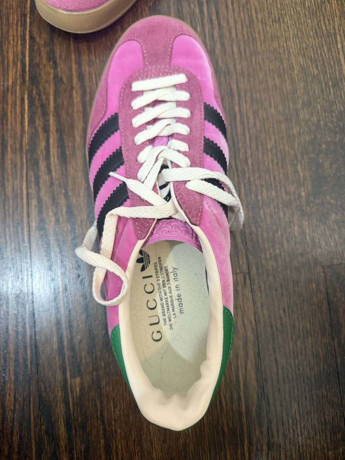 Adidas × Gucci Gucci X Adidas Pink Gazelle Size US 8.5 / EU 41-42 - 2 Thumbnail