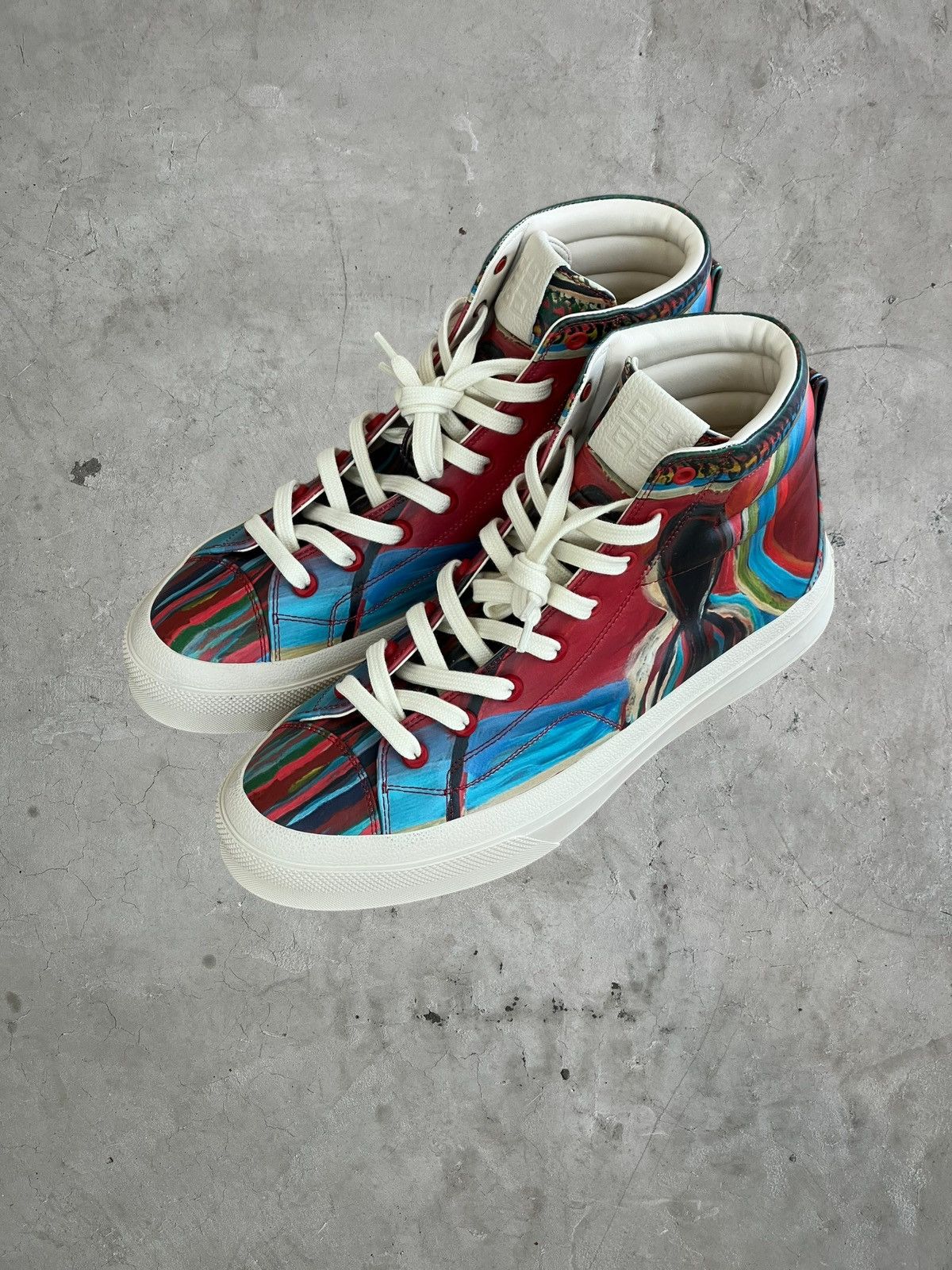 Givenchy Givenchy City High Leather Sneakers Size US 10 / EU 43 - 1 Thumbnail