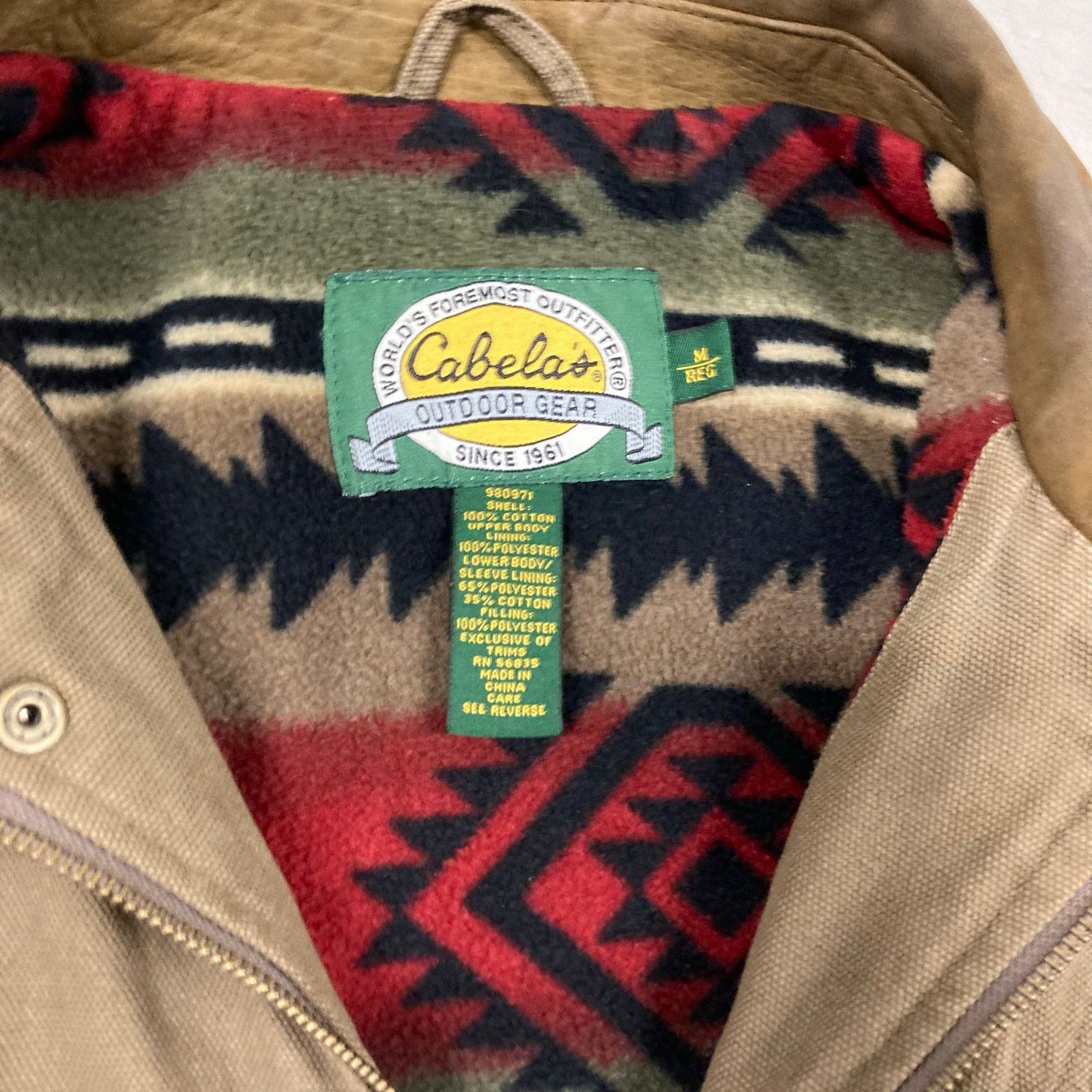 Cabelas × Vintage vintage Y2K flannel lined cabelas barn chore jacket Size US M / EU 48-50 / 2 - 5 Thumbnail