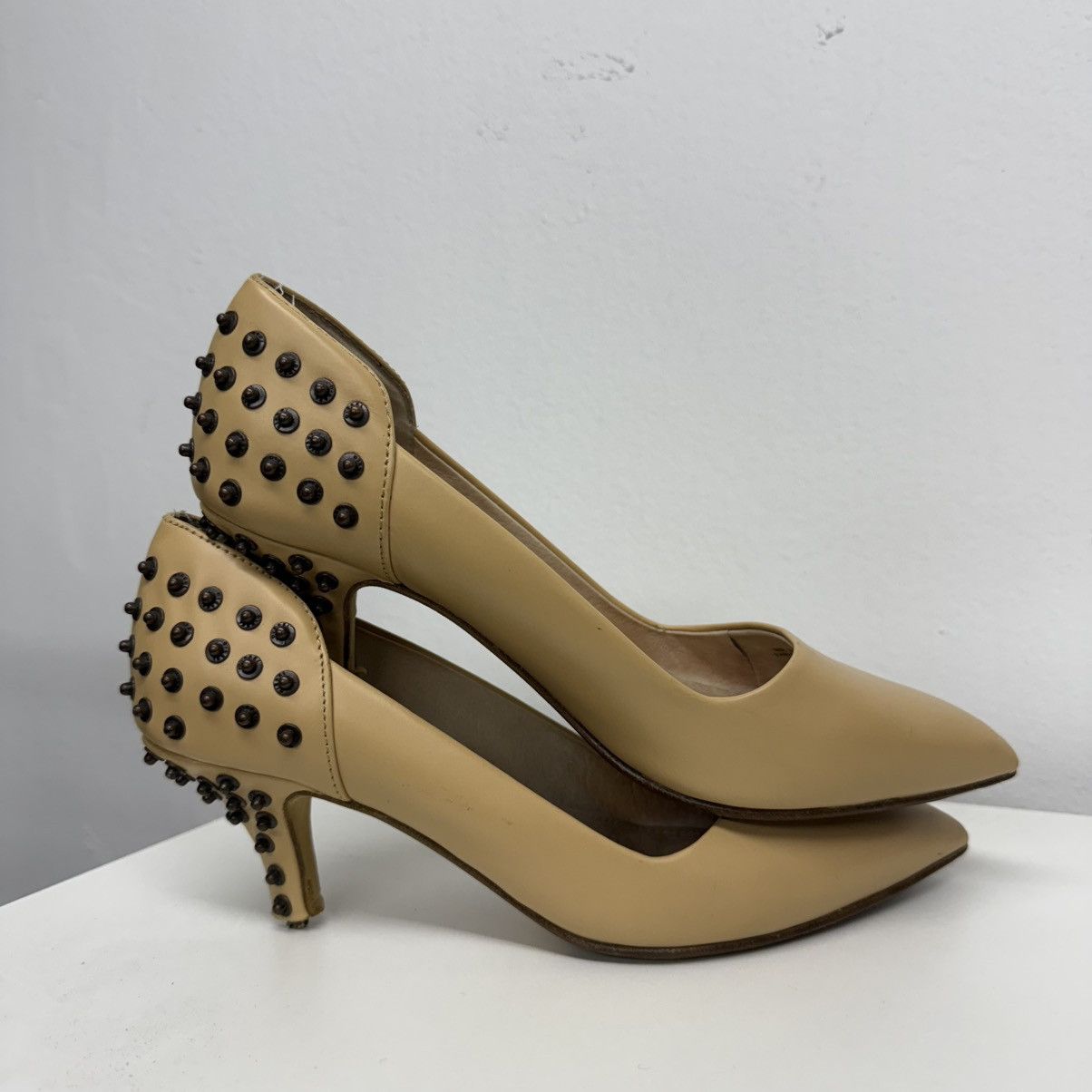 Diesel Vintage Diesel Studded Pumps Genuine Leather Size US 6 / IT 36 - 1 Thumbnail