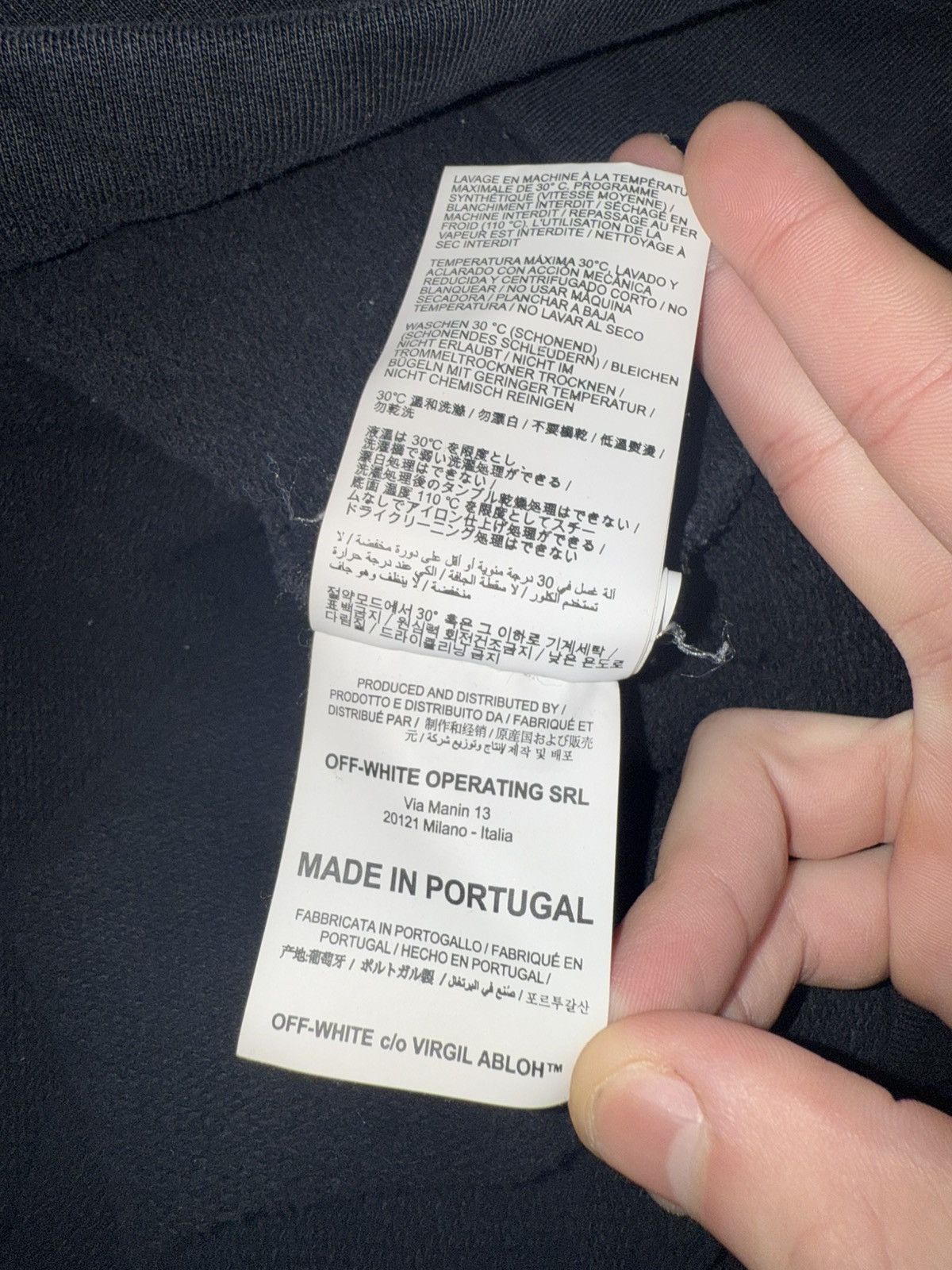 Off-White Size S - Off-White Acrylic Arrows Oversized Hoodie - Black Size US S / EU 44-46 / 1 - 10 Thumbnail
