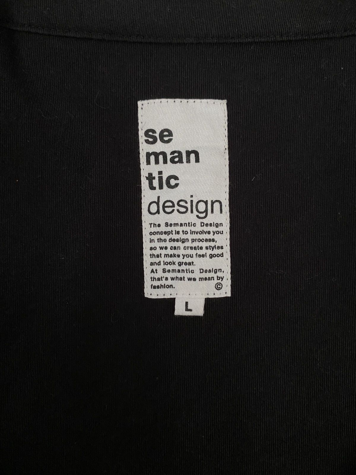 Japanese Brand × Vintage × semanticdesign Vintage Japanese Brand Semantic Design Jacket 1990s Size US L / EU 52-54 / 3 - 7 Thumbnail