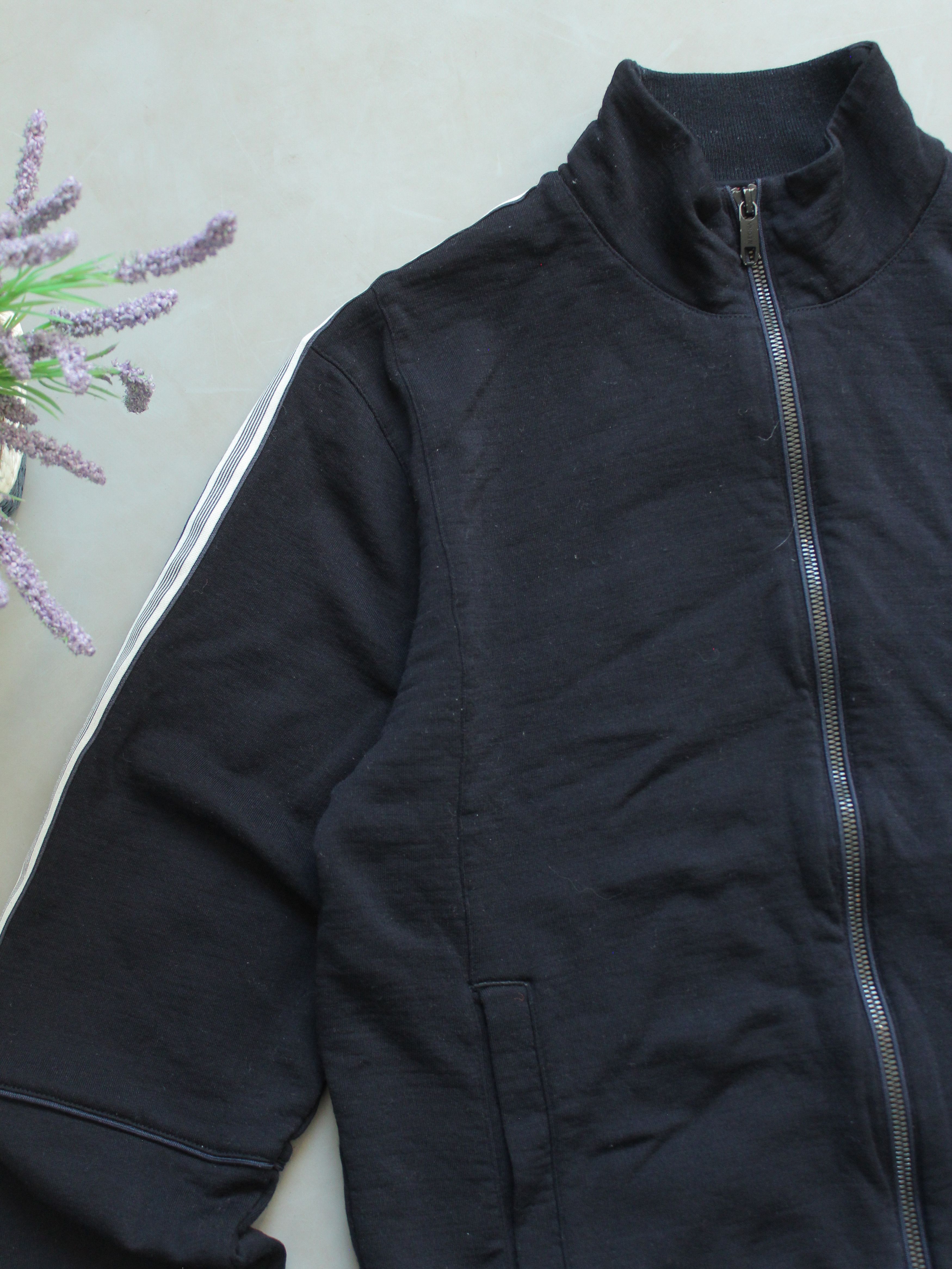 Ermenegildo Zegna × Z Zegna Tech Merino Zegna Zip Wool Jacket S-M Navy Blue Size US M / EU 48-50 / 2 - 8 Thumbnail