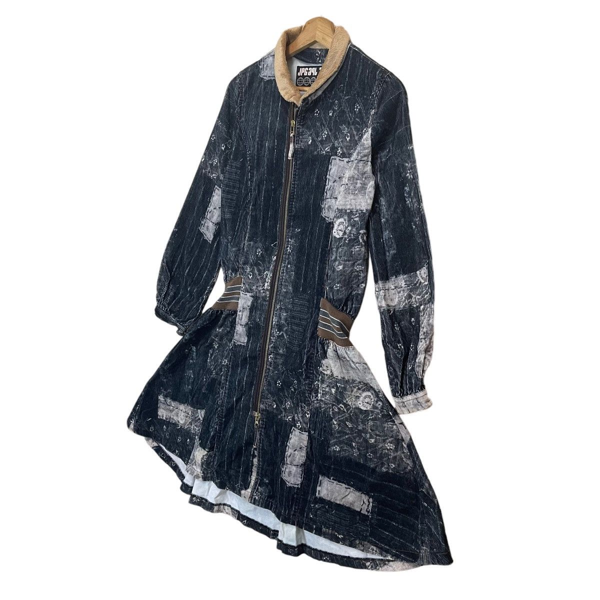 Jean Paul Gaultier Jean Paul Gaultier Patchwork Zipper Jacket Size Small Size S / US 4 / IT 40 - 3 Thumbnail