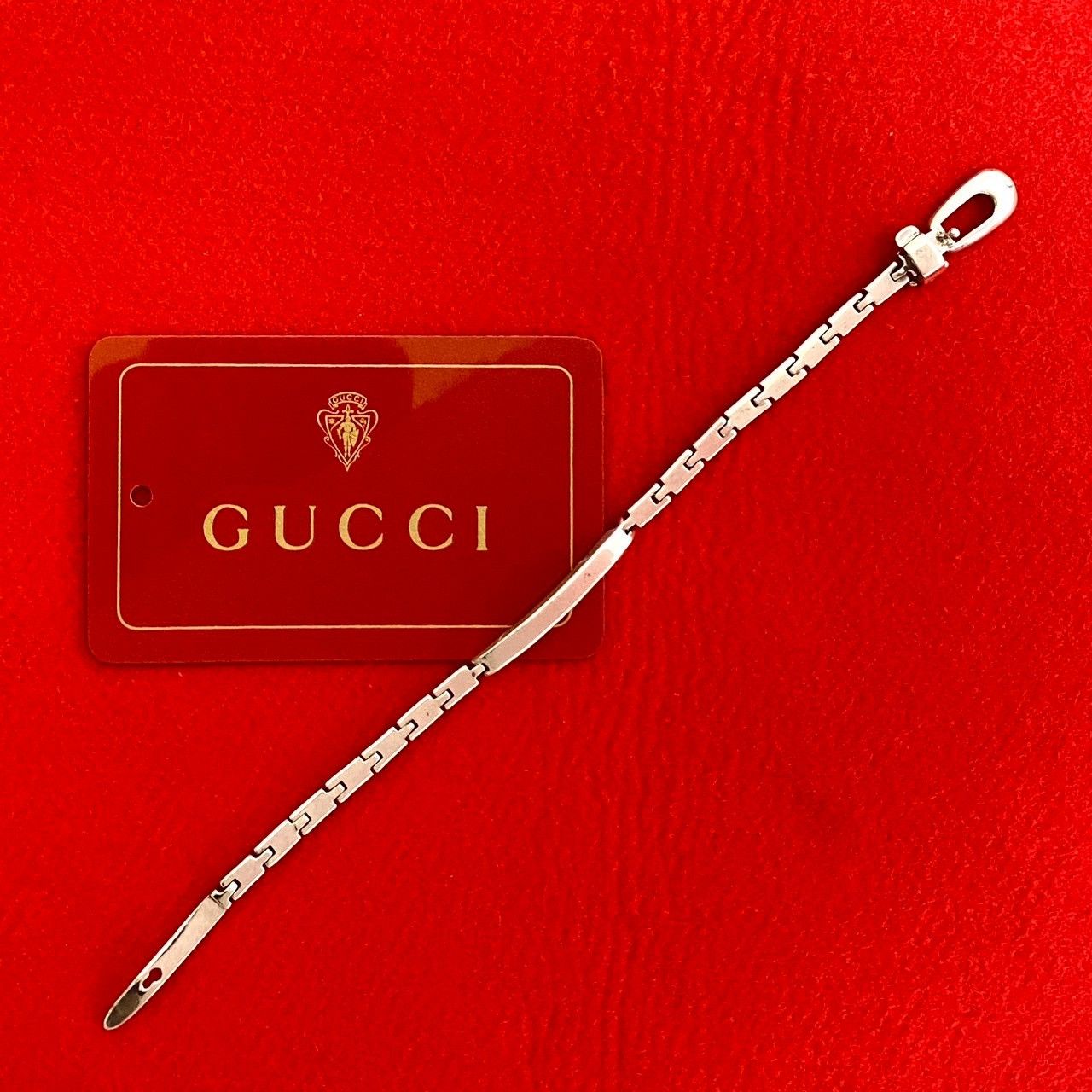 Gucci Gucci Gucci ID Bracelet Silver 925 Bracelet Metal Bracelet DUTY FREE for USA Size ONE SIZE - 1 Thumbnail