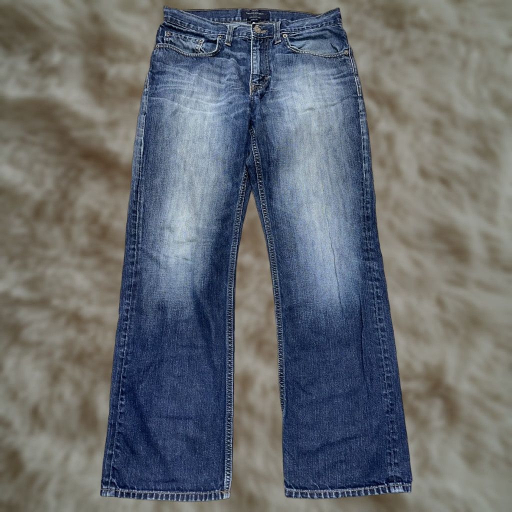 Banana Republic VINTAGE Women's Banana Republic Bootcut Jeans Blue Denim 100% Cotton Sz 31 Women Jeans Slim Straight Leg Boot Cut Blue 31 Mens Womens Boys Girls Size 24" / US 00 / IT 34 - 1 Thumbnail