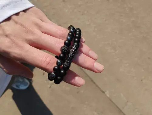 Other 2pieces / Set 8mm Bead Bracelet Size ONE SIZE - 2 Thumbnail