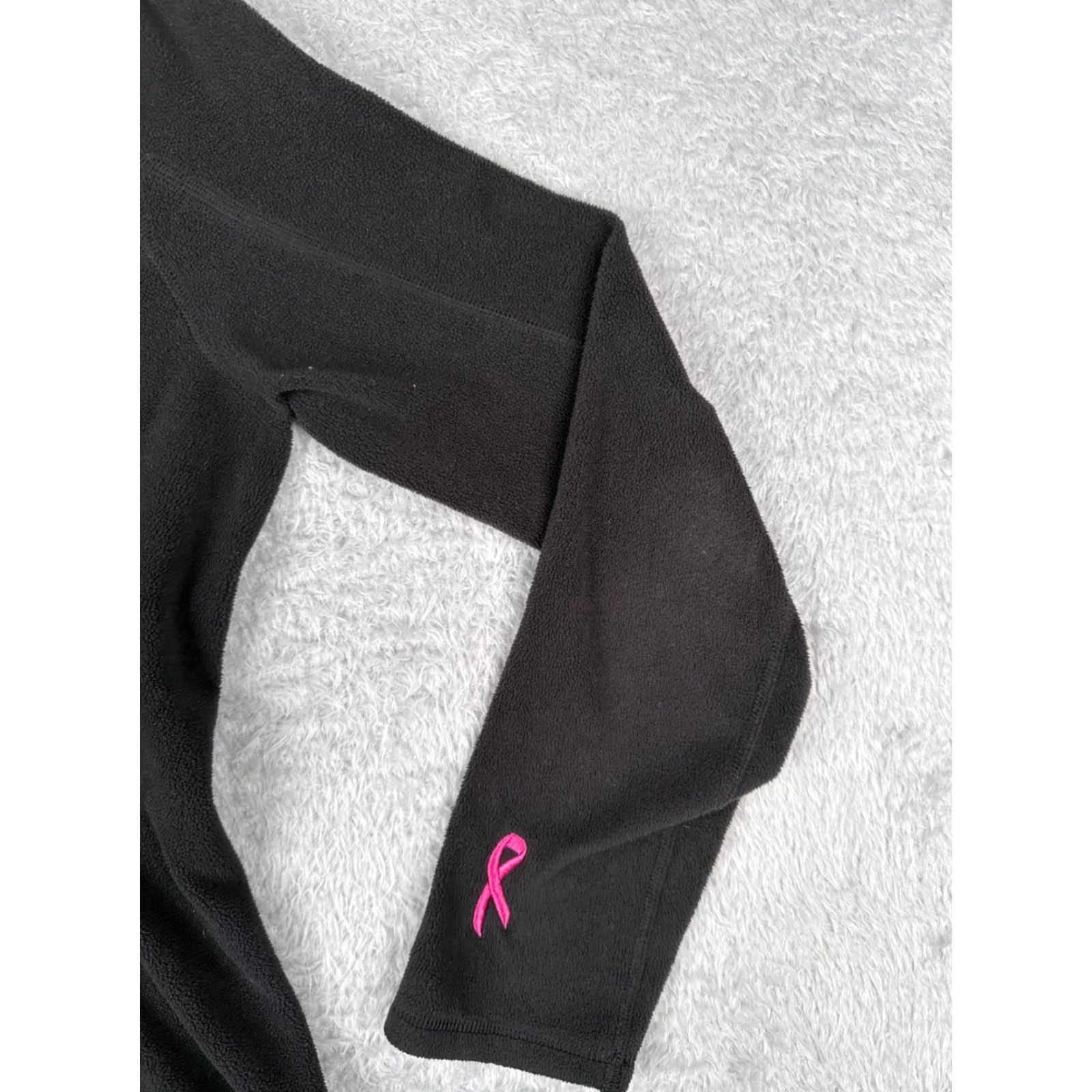The North Face The North Face Sweatshirt Women M Black Pullover Mock Neck 1/4 Zip Fleece Logo Sports Outdoor Shirt Womens Size M / US 6-8 / IT 42-44 - 2 Thumbnail
