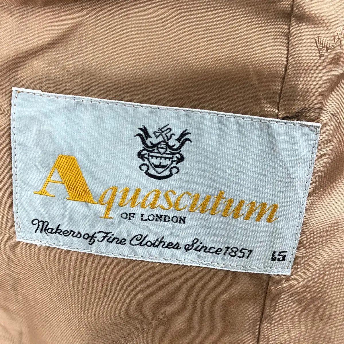 Aquascutum Vtg AQUASCUTUM LONDON 1851 Peacoat 2 Button Blazer Sport Size S / US 4 / IT 40 - 9 Thumbnail