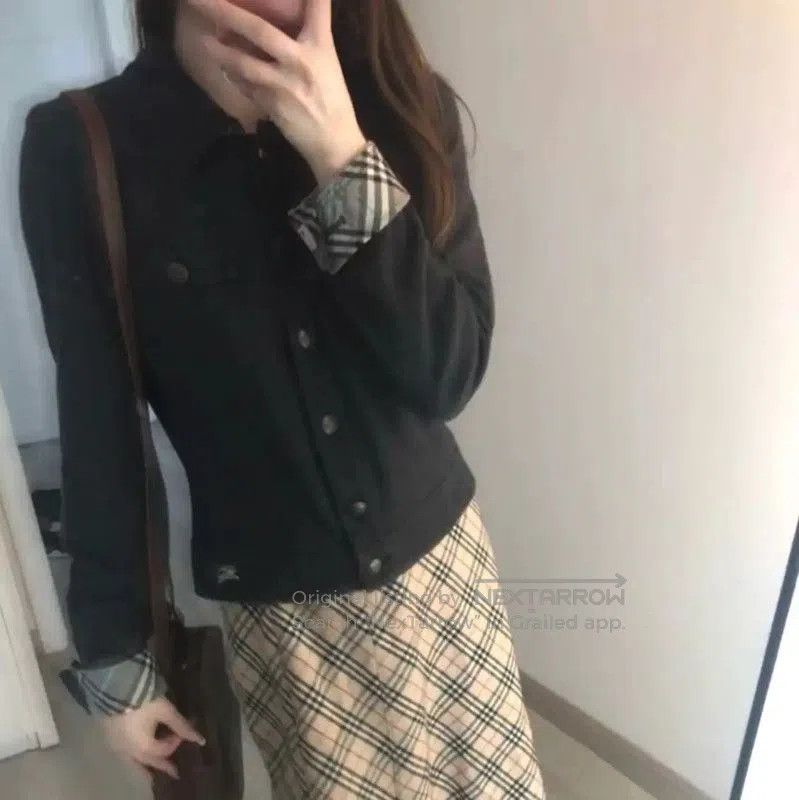 Burberry Burberry Gray Cotton-Blend Long Sleeve Cardigan. Size M / US 6-8 / IT 42-44 - 3 Thumbnail