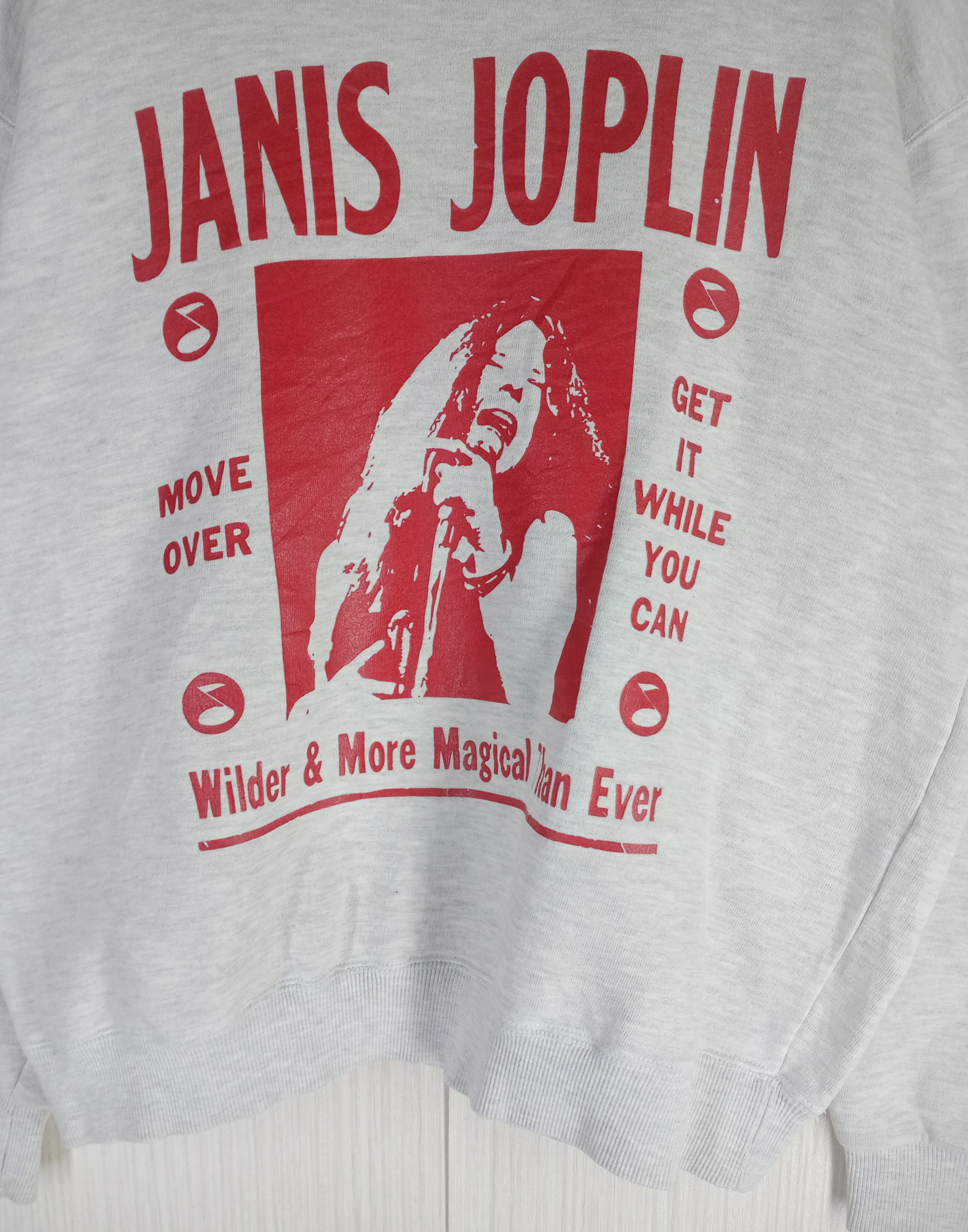 Band Tees Rare Vintage Janis Joplin Crewneck Sweatshirt Size US M / EU 48-50 / 2 - 2 Thumbnail