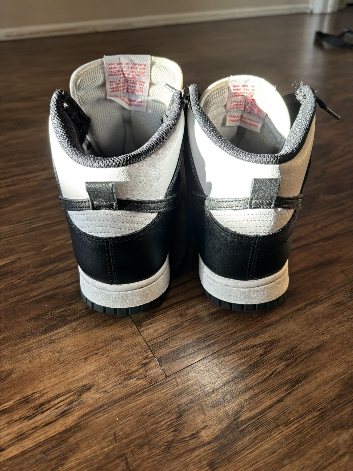 Nike Nike Panda High Top Dunks Size US 8 / IT 38 - 4 Thumbnail