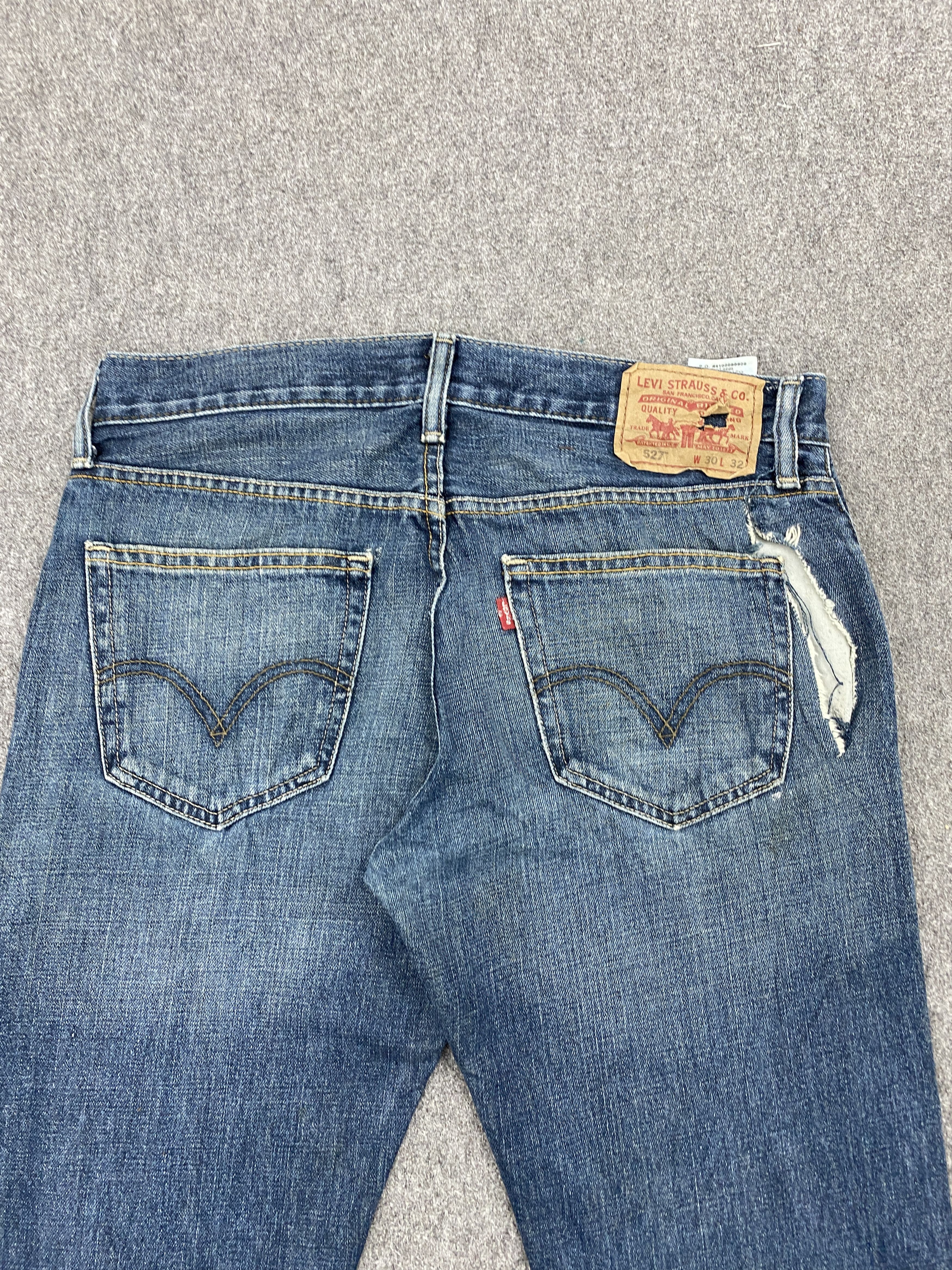 Levi's Distressed Vintage Levis 527 Bootcut Denim DP2651 Size US 32 / EU 48 - 4 Thumbnail