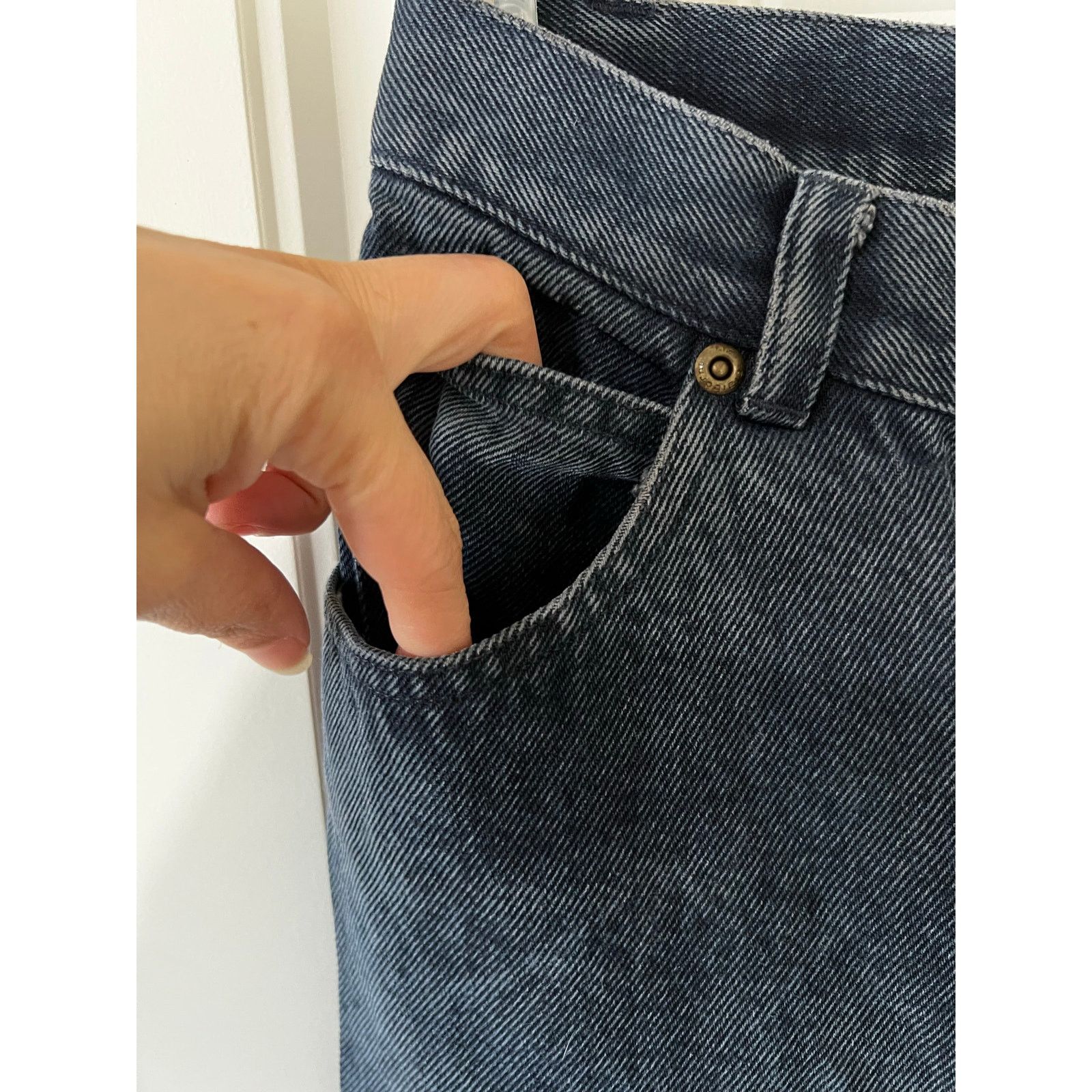 Liz Claiborne Vintage Womens Petite High Rise Tapered Leg Denim Blue Jeans Size 27" / US 4 / IT 40 - 7 Thumbnail