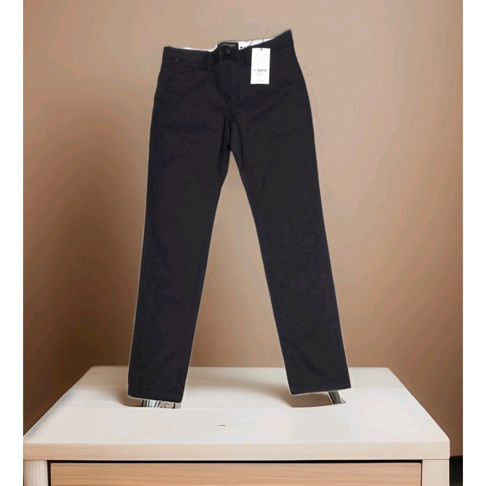 Scotch & Soda Scotch & Soda Pants Mens Mott Super Slim Chinos Dark Gray 29 Size US 29 - 1 Thumbnail