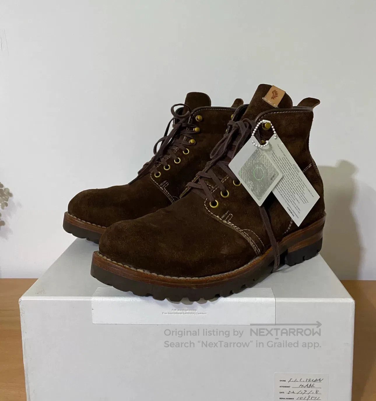 Visvim visvim zermatt boots in dark brown. Size US 10 / EU 43 - 1 Thumbnail