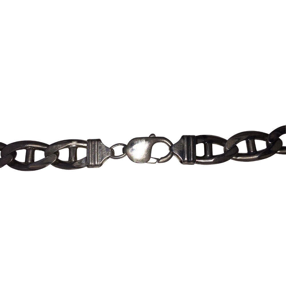 Designer Italian Sterling Twisted Mariner Link Chain Necklace Size ONE SIZE - 5 Thumbnail