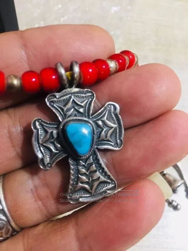 Japanese Brand Navajo Gary Reeves Cross Pendant. Size ONE SIZE - 1 Thumbnail