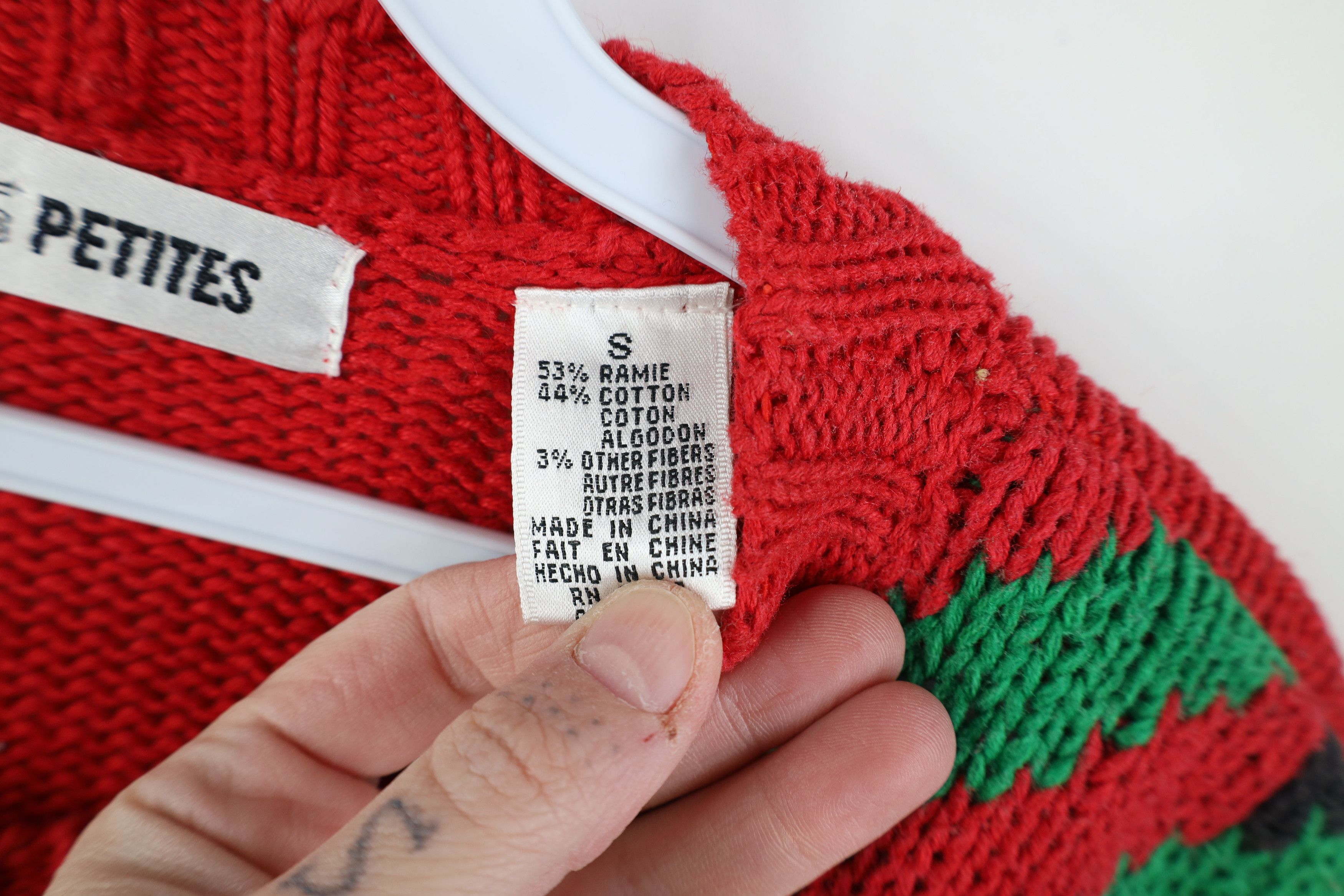 Vintage Vintage 90s Streetwear Bell Scotty Terrier Dog Knit Sweater Size S / US 4 / IT 40 - 10 Thumbnail