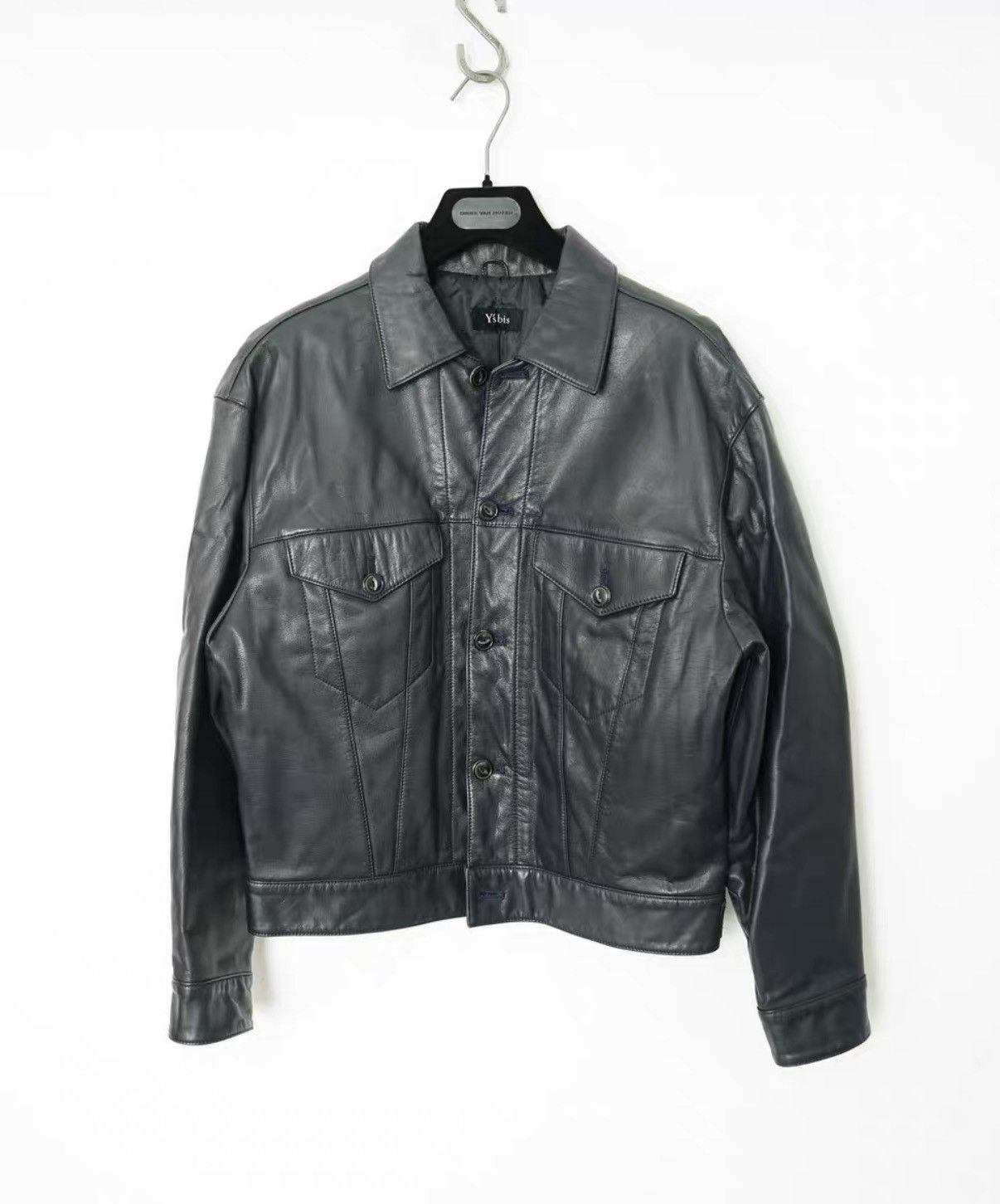 Yohji Yamamoto Yohji Yamamoto Y's Leather Jacket Size US S / EU 44-46 / 1 - 2 Thumbnail