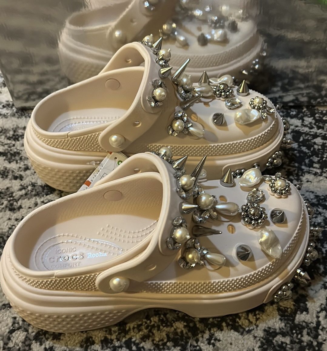 Crocs × Simone Rocha SIMONE ROCHA X CROCS Embellished Stomp Clogs Dew Size US 8 / IT 38 - 3 Thumbnail