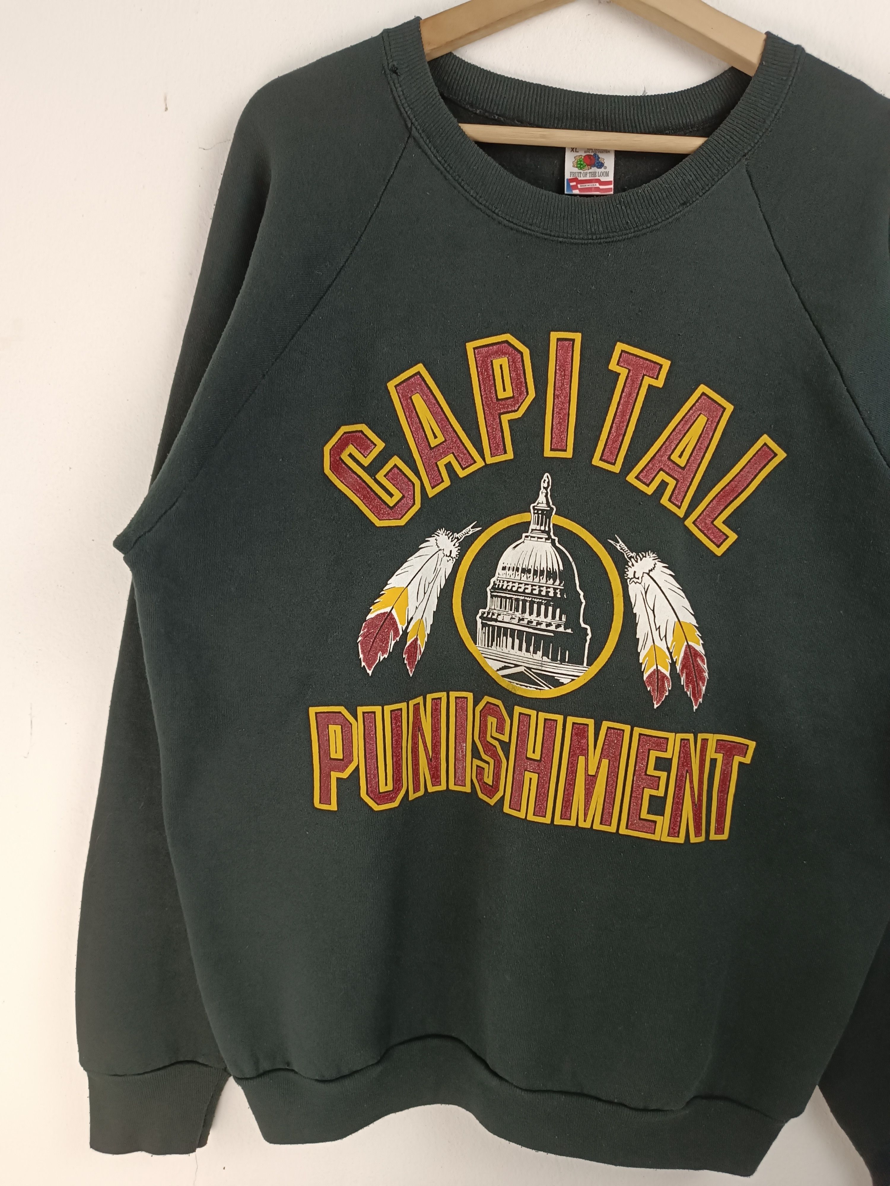 Vintage VINTAGE 90'S CAPITAL PUNISHMENT CREWNECK VERY RARE SWEATER Size US XL / EU 56 / 4 - 5 Thumbnail