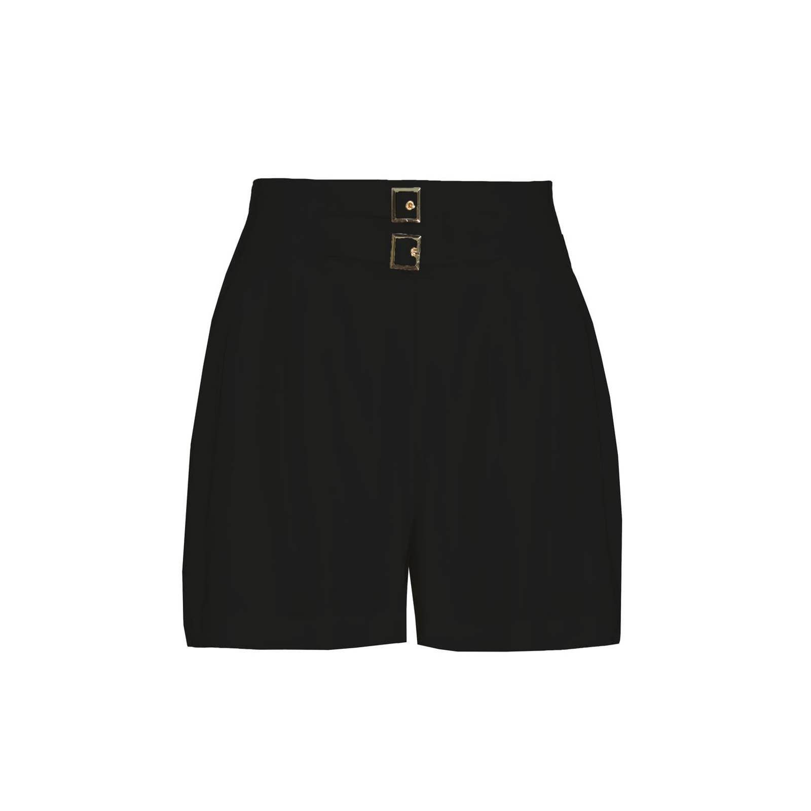 + YOUNG Women's Kimberly High Waist Short In Black Grailed