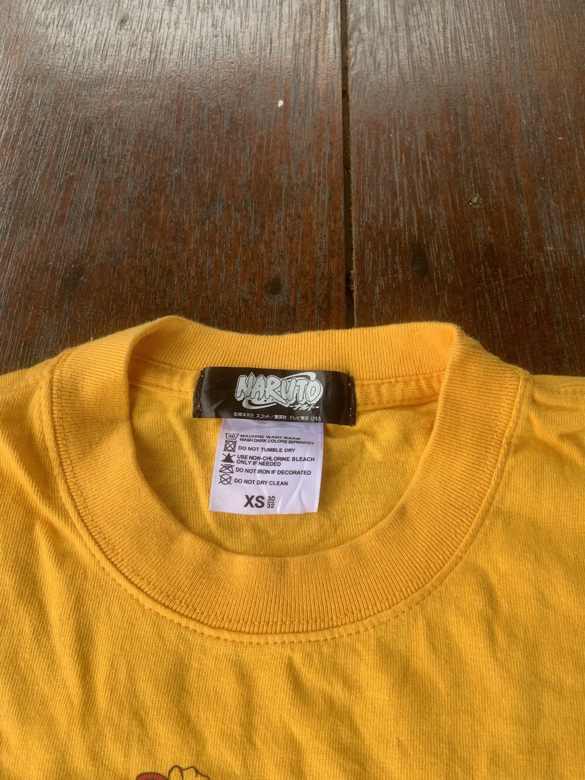 Anime × Japanese Brand × Vintage Vintage Anime Japan Naruto yellow tee Size US XS / EU 42 / 0 - 4 Thumbnail