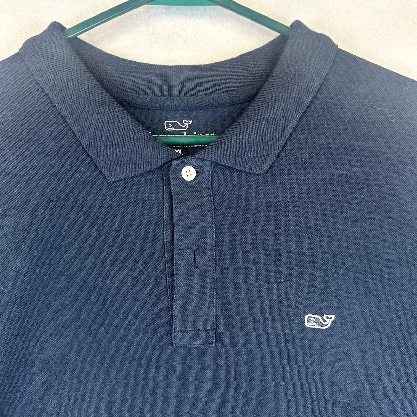 Vineyard Vines Vineyard Vines Polo Shirt Mens XL Whale Classic Cotton Blend Casual Golf Preppy Size US XL / EU 56 / 4 - 3 Thumbnail