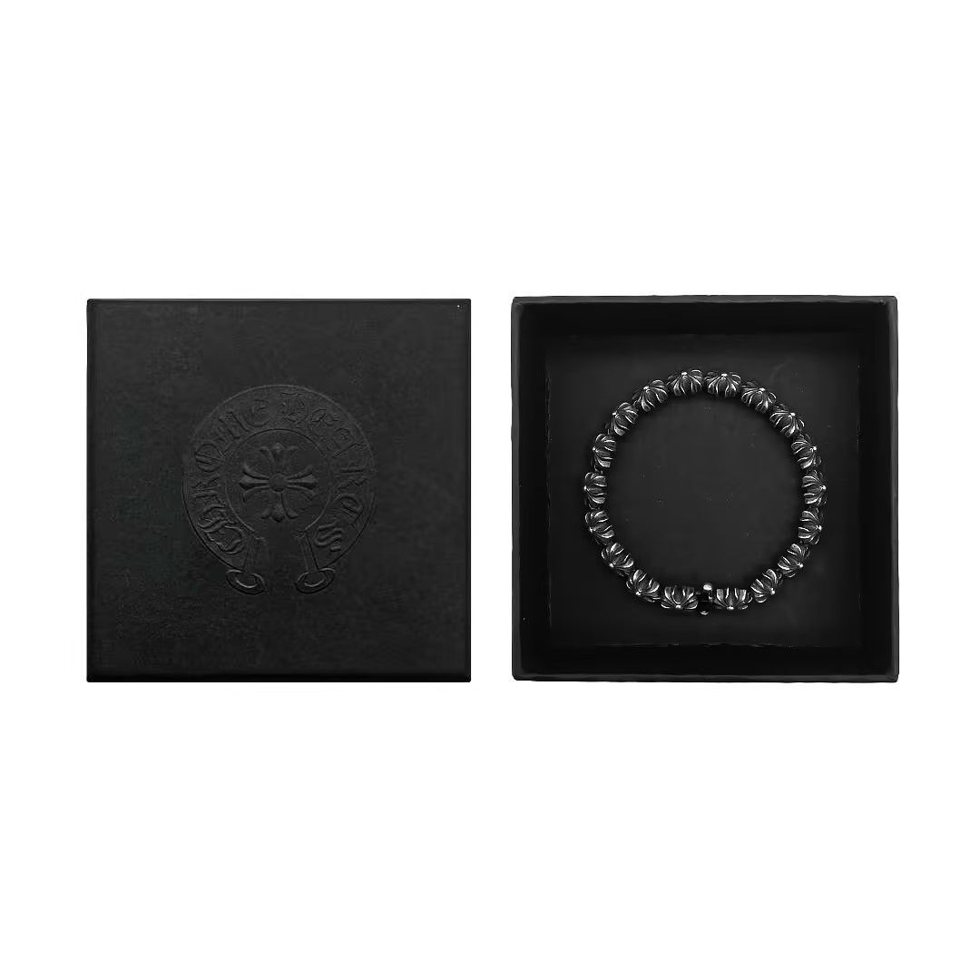 Chrome Hearts Chrome Hearts Silver Tiny CH Plus Cross Bracelet Size ONE SIZE - 4 Thumbnail