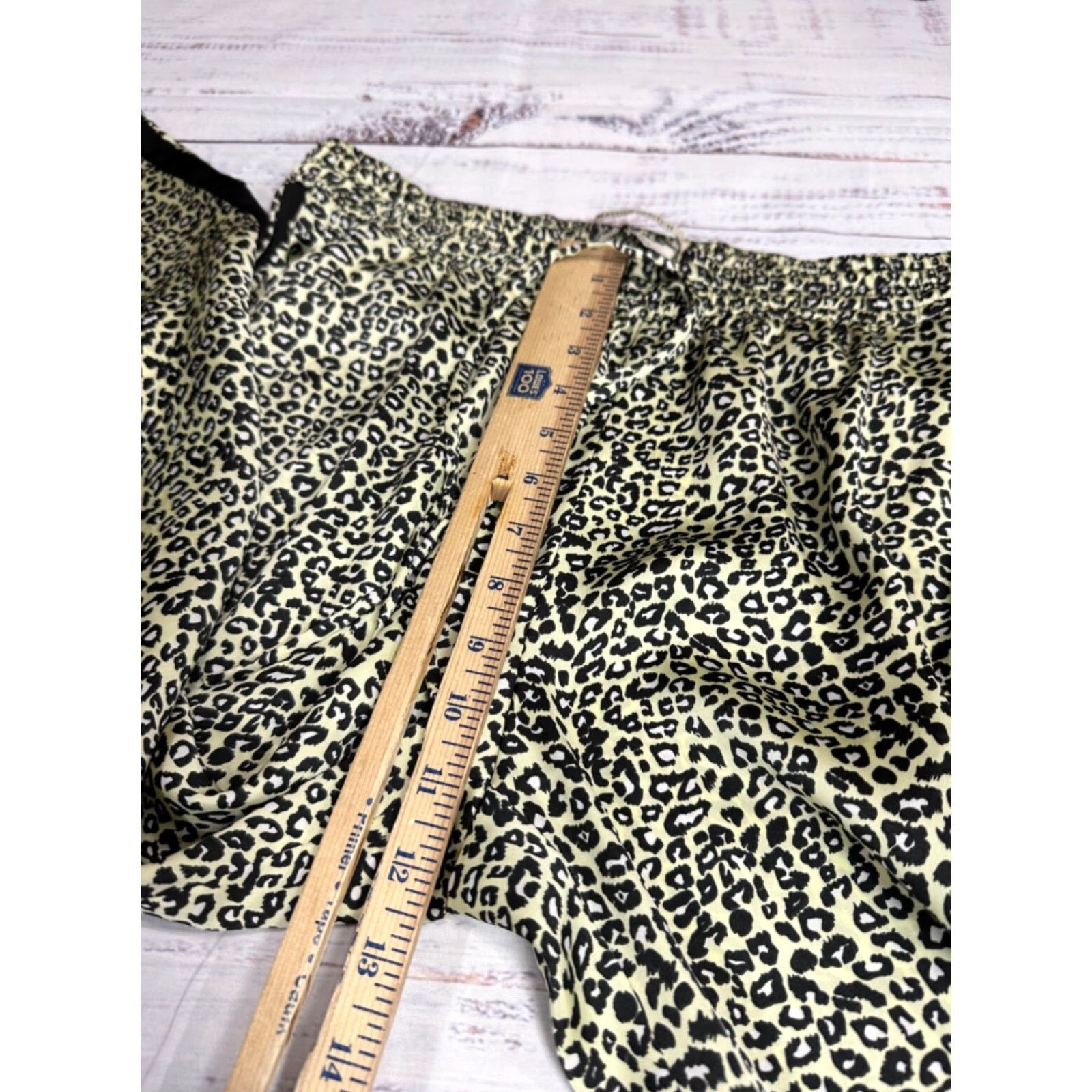 Maison Scotch Maison Scotch Womens Pants Miami Deco Leopard Print Pull On Sz 3 Green Black Size 26" / US 2 / IT 38 - 4 Thumbnail