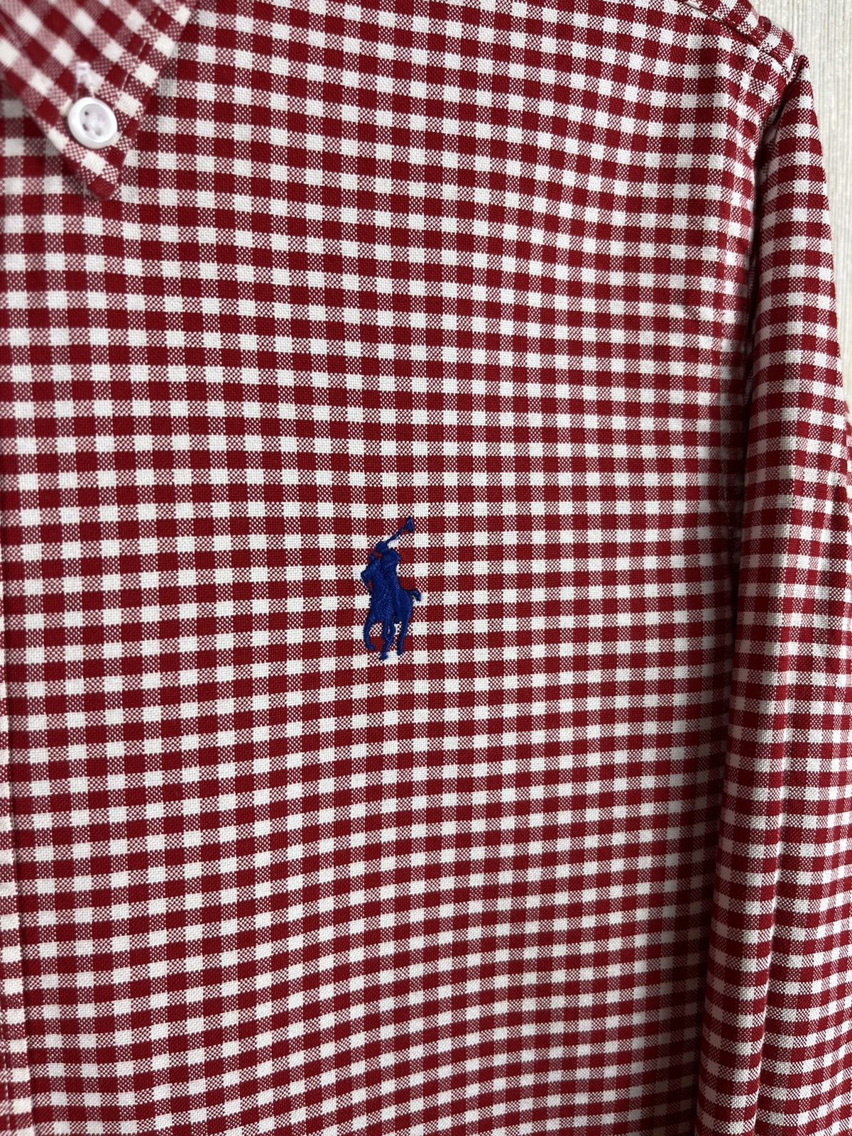 Ralph Lauren × Ralph Lauren Sport × Vintage Vintage Ralph Lauren Sport gingham classic shirt checked Size M / US 6-8 / IT 42-44 - 8 Thumbnail