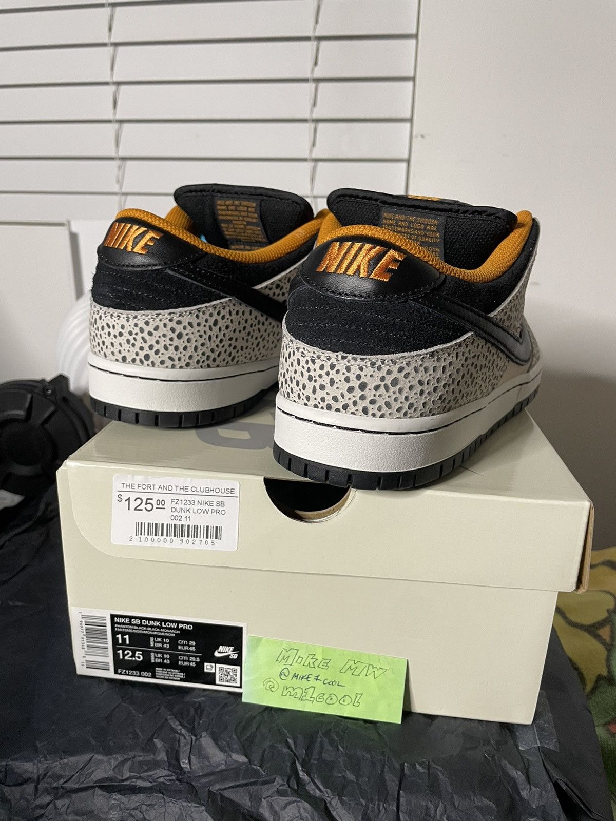 Nike Nike Dunk SB Low Electric Pack Olympics Safari sz 11 flash Size US 11 / EU 44 - 5 Thumbnail