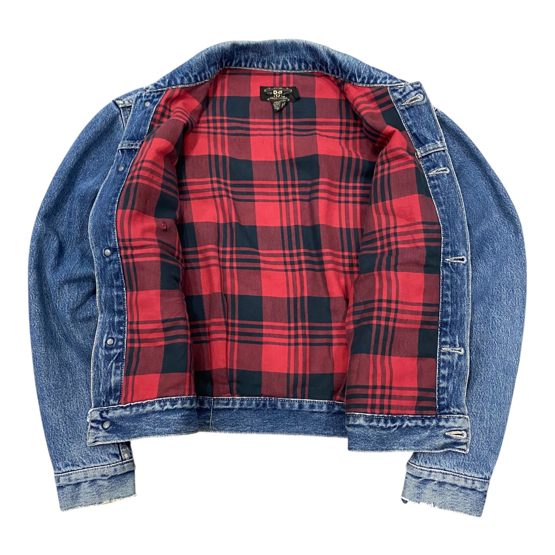 RRL Ralph Lauren 💥RRL RALPH LAUREN DENIM TRUCKER JACKET Size US S / EU 44-46 / 1 - 7 Thumbnail