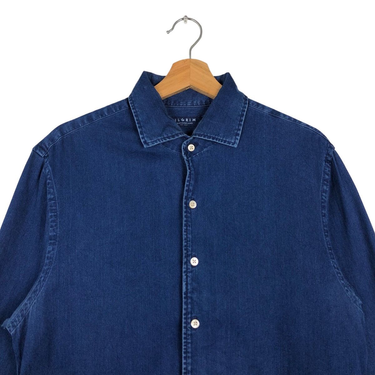Blue Blue Japan 🔥90’s Blue Blue Japan Shirt Jacket Pligram Inspire Kapital Size US M / EU 48-50 / 2 - 3 Thumbnail