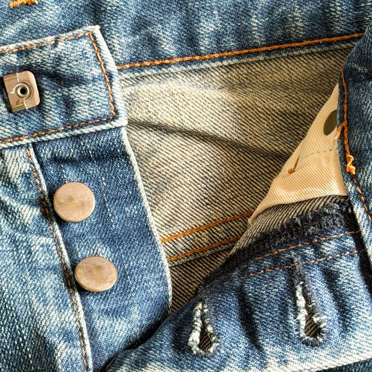 Dior Dior Homme SS03 Light Wash Clawmark Denim By Hedi Slimane Size US 33 - 6 Thumbnail