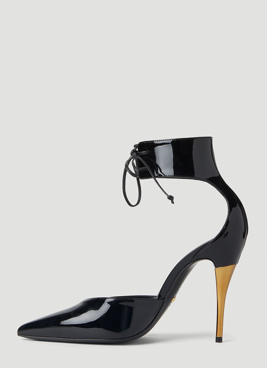 Gucci o1s1wg110225 Women's High Heel Patent Pumps in Black Size US 8.5 / IT 38.5 - 3 Thumbnail