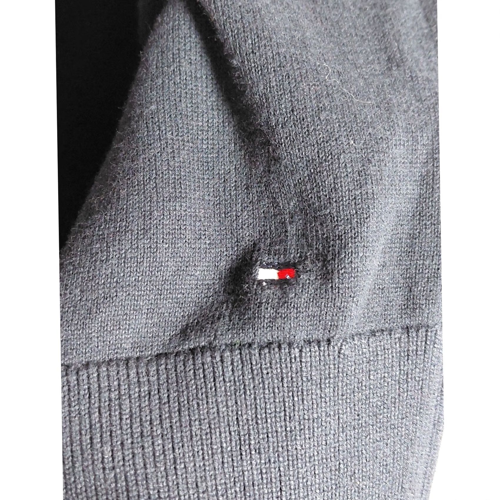 Tommy Hilfiger TOMMY HILFIGER Stella Sweater Navy Red Knit Graphic Print Long Sleeve Size M Crew Neck Pullover Mens Size US M / EU 48-50 / 2 - 5 Thumbnail