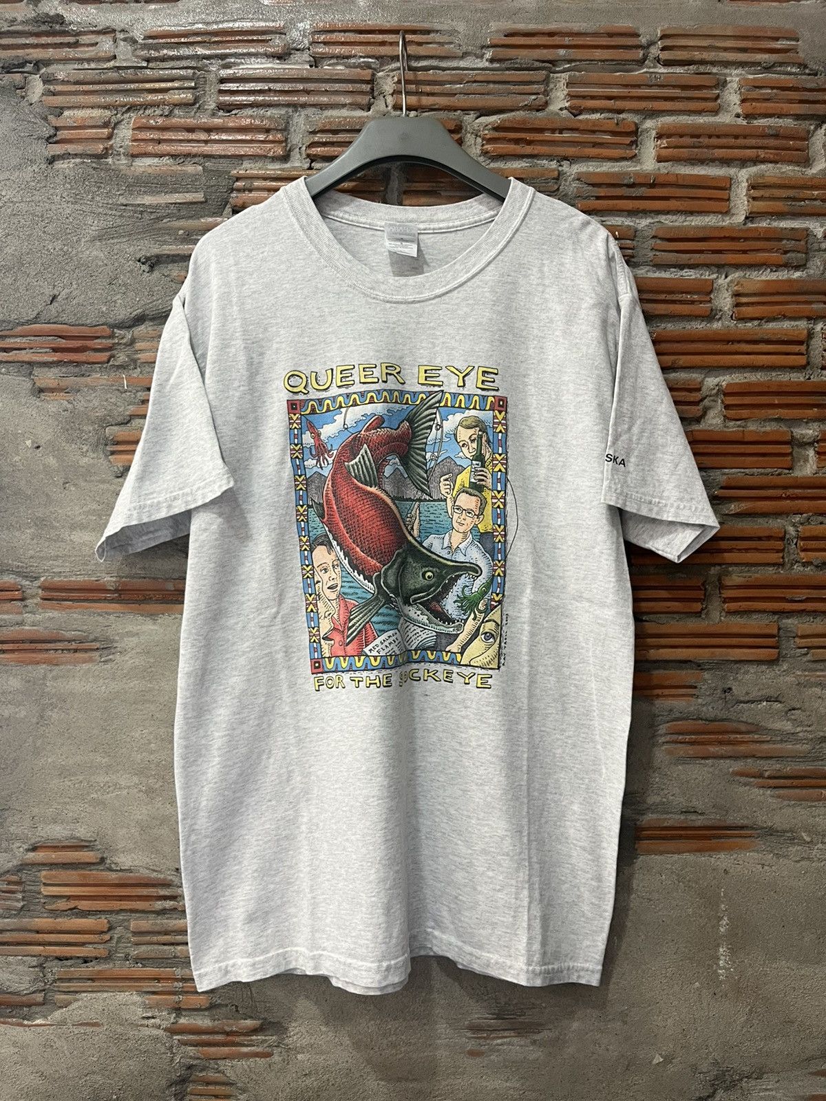 Arts & Science Vintage QUEER EYE FOR THE SOCKEYE RAY TROLL 2003’s Tshirt Size US L / EU 52-54 / 3 - 2 Thumbnail