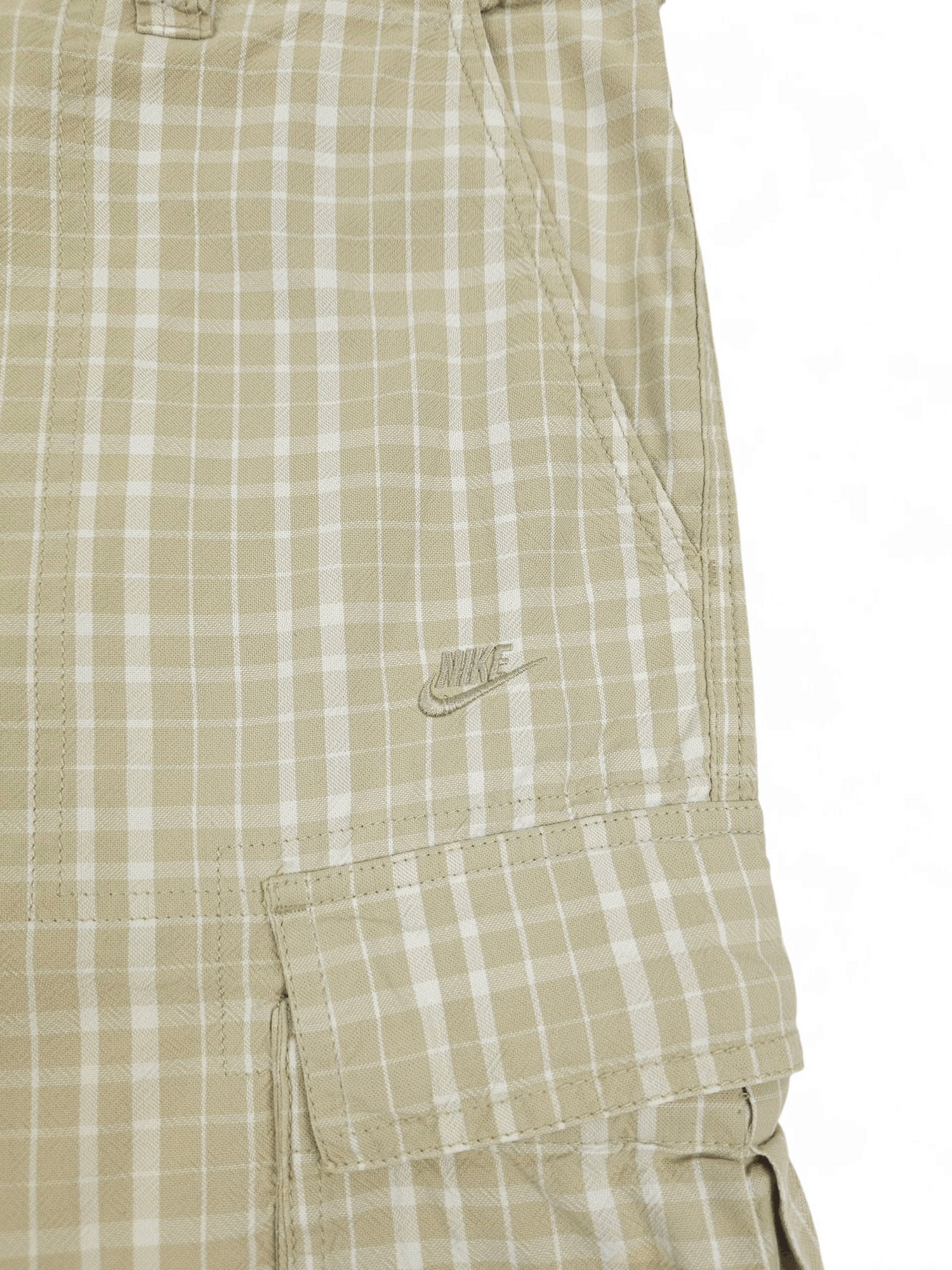 Nike ACG 💎 Vintage Nike Travis Scott Beige Cargo Relaxed Shorts Y2K Size US 34 / EU 50 - 5 Thumbnail