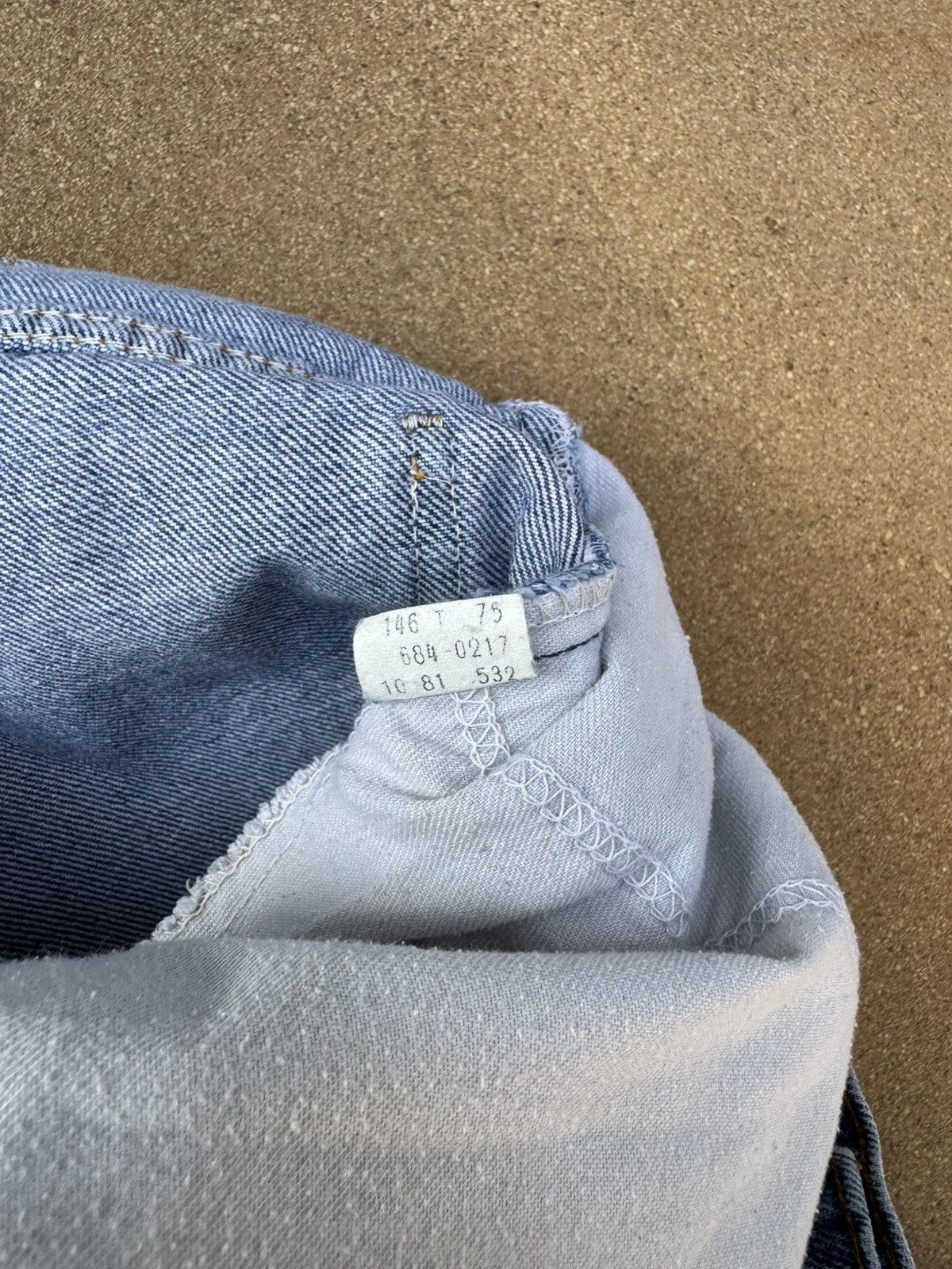 Levi's Vtg 80’s Levi’s 684 Orange Tab Bellbottom Flare Jeans 34x29 Size US 34 / EU 50 - 6 Thumbnail