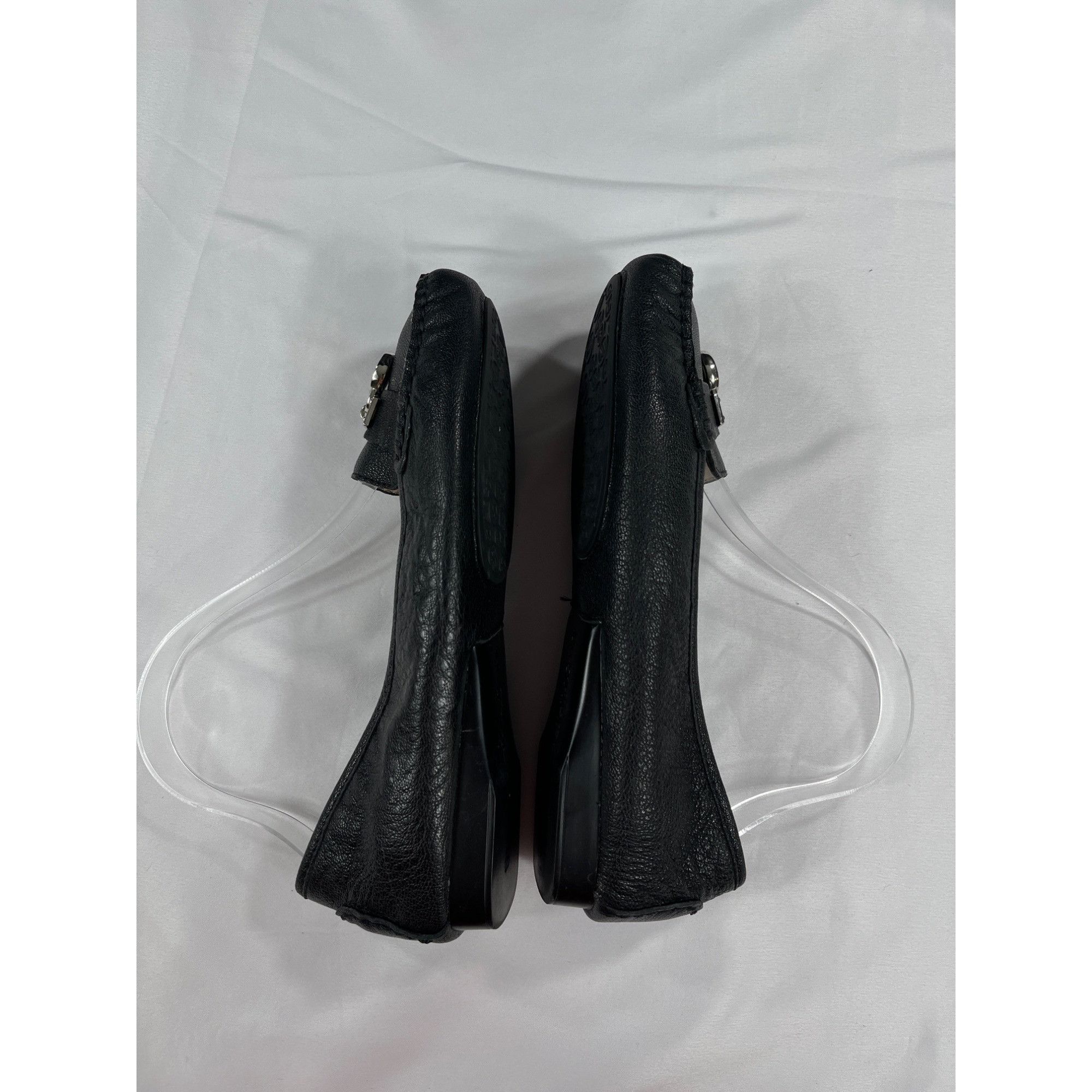 Michael Kors Michael Kors SKU 7790 Womens Black Leather Loafers Size 6.5 Size US 6.5 / IT 36.5 - 6 Thumbnail