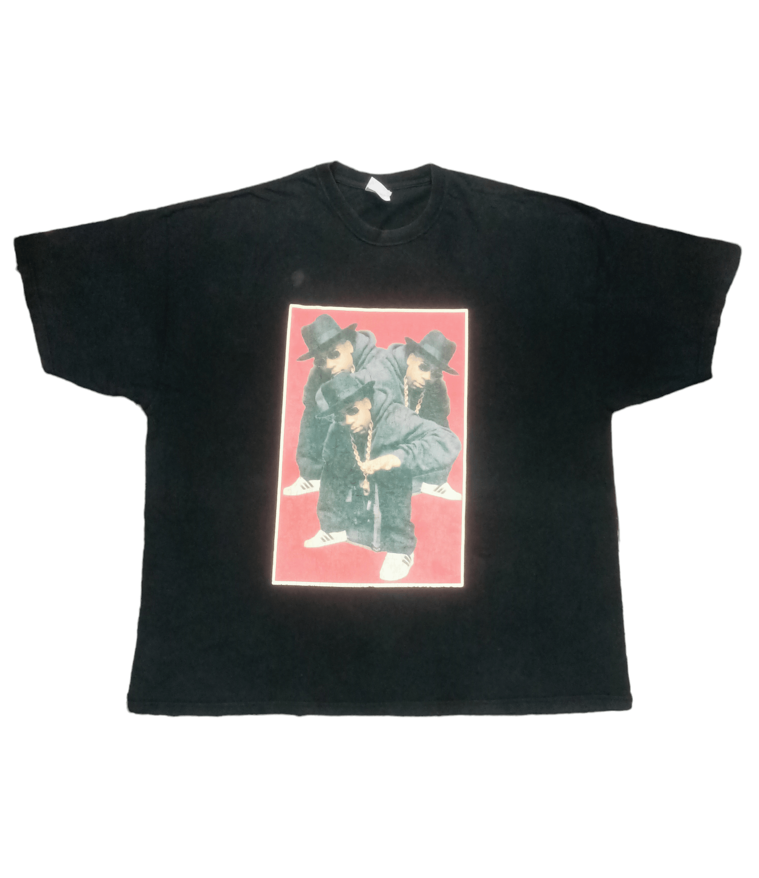 image of Rap Tees X Adidas X Vintage X in Black, Men's (Size 2XL)